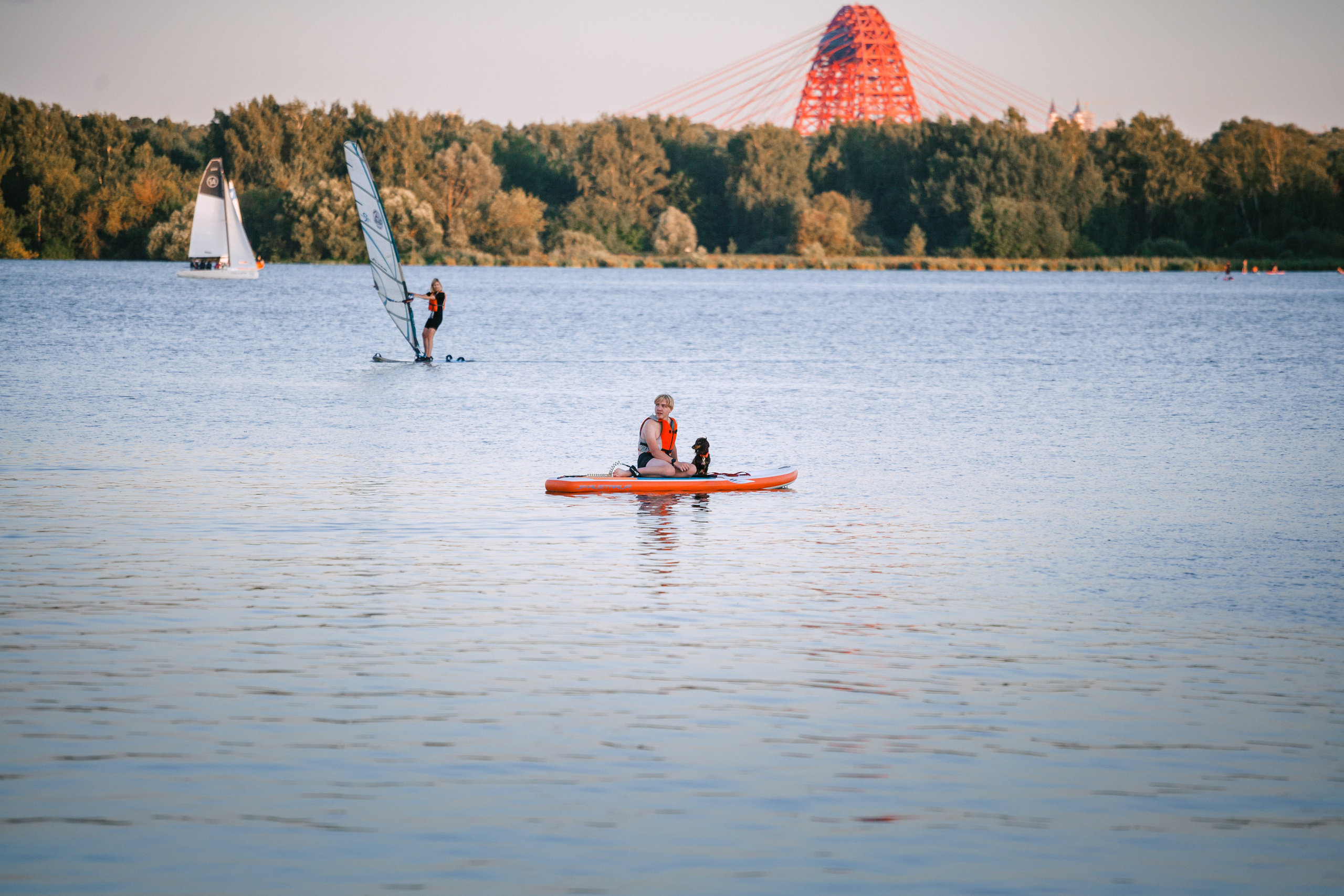 Света и Егор на сапах. Фотограф-анималист Татьяна Степанова