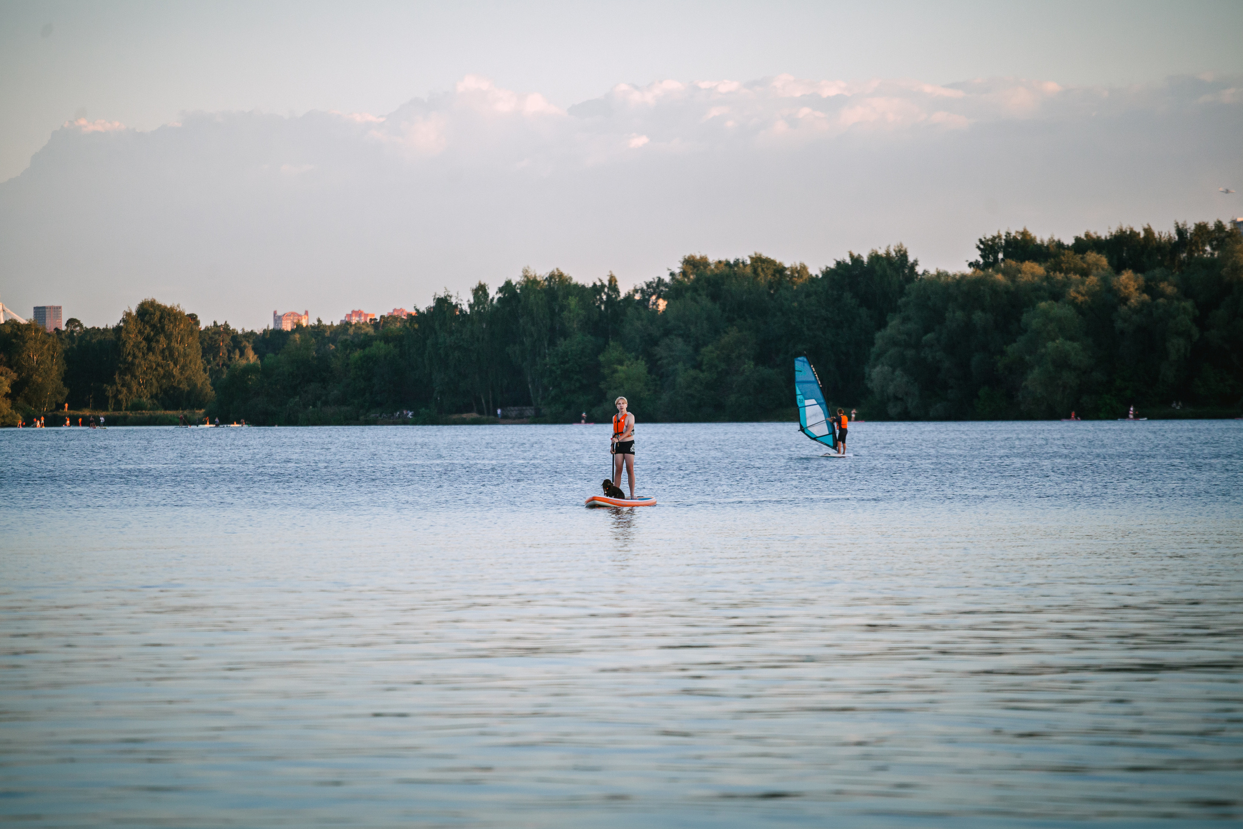 Света и Егор на сапах. Фотограф-анималист Татьяна Степанова