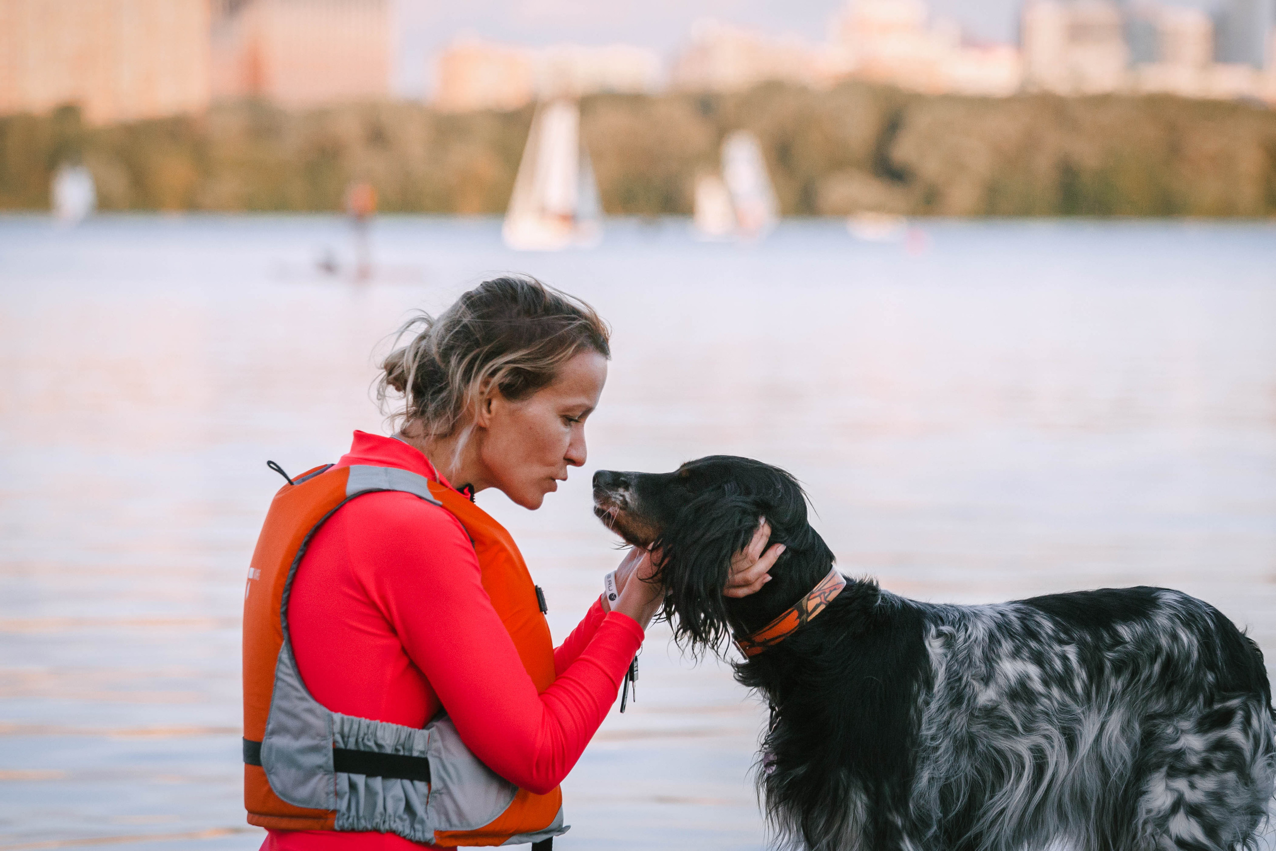 Света и Егор на сапах. Фотограф-анималист Татьяна Степанова