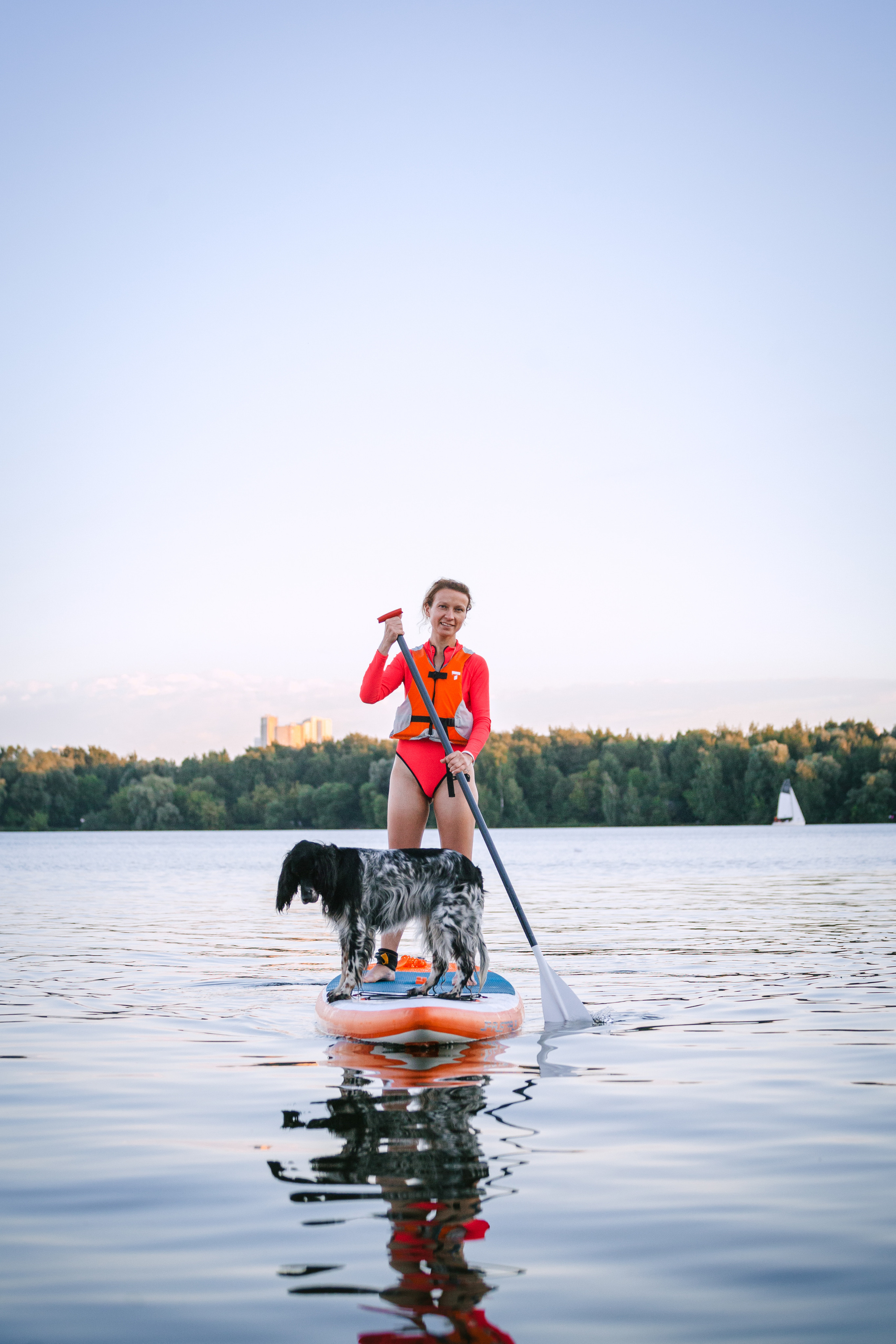 Света и Егор на сапах. Фотограф-анималист Татьяна Степанова