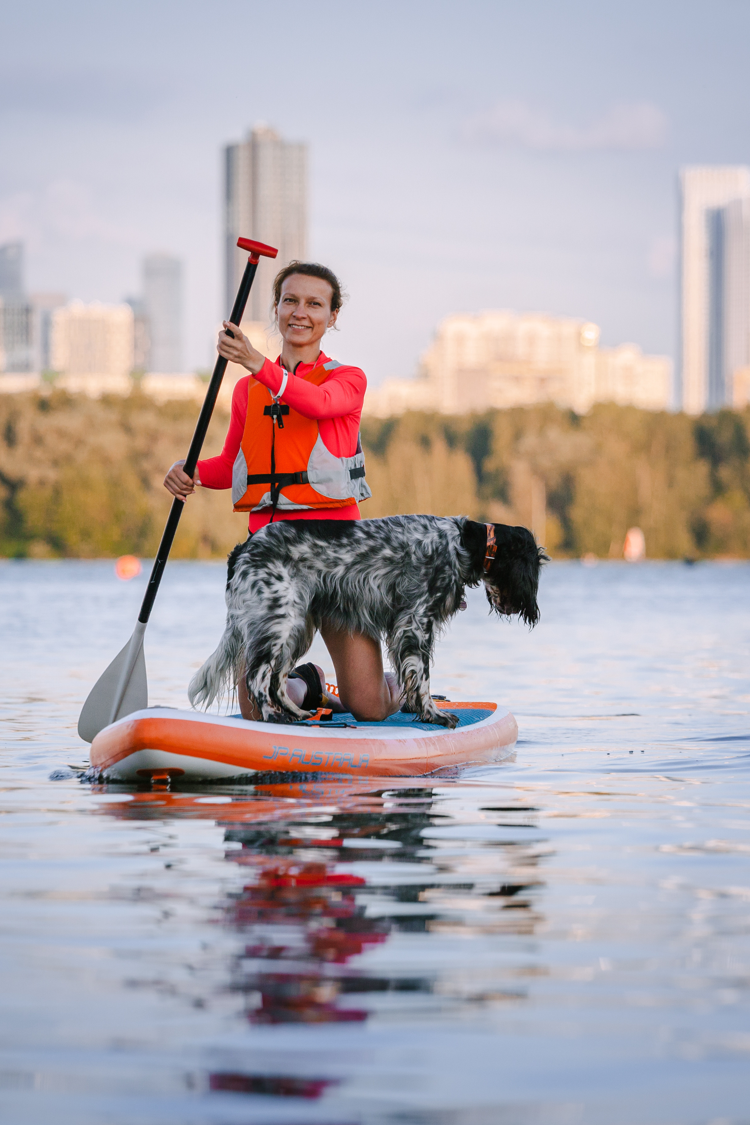 Света и Егор на сапах. Фотограф-анималист Татьяна Степанова