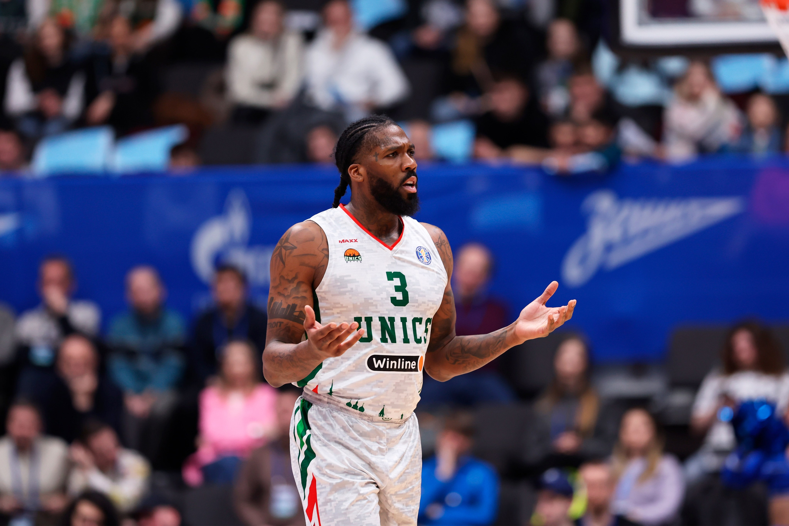 БК Зенит — БК Уникс 13.02.2025. Спортивный и репортажный фотограф Антон Тереханов