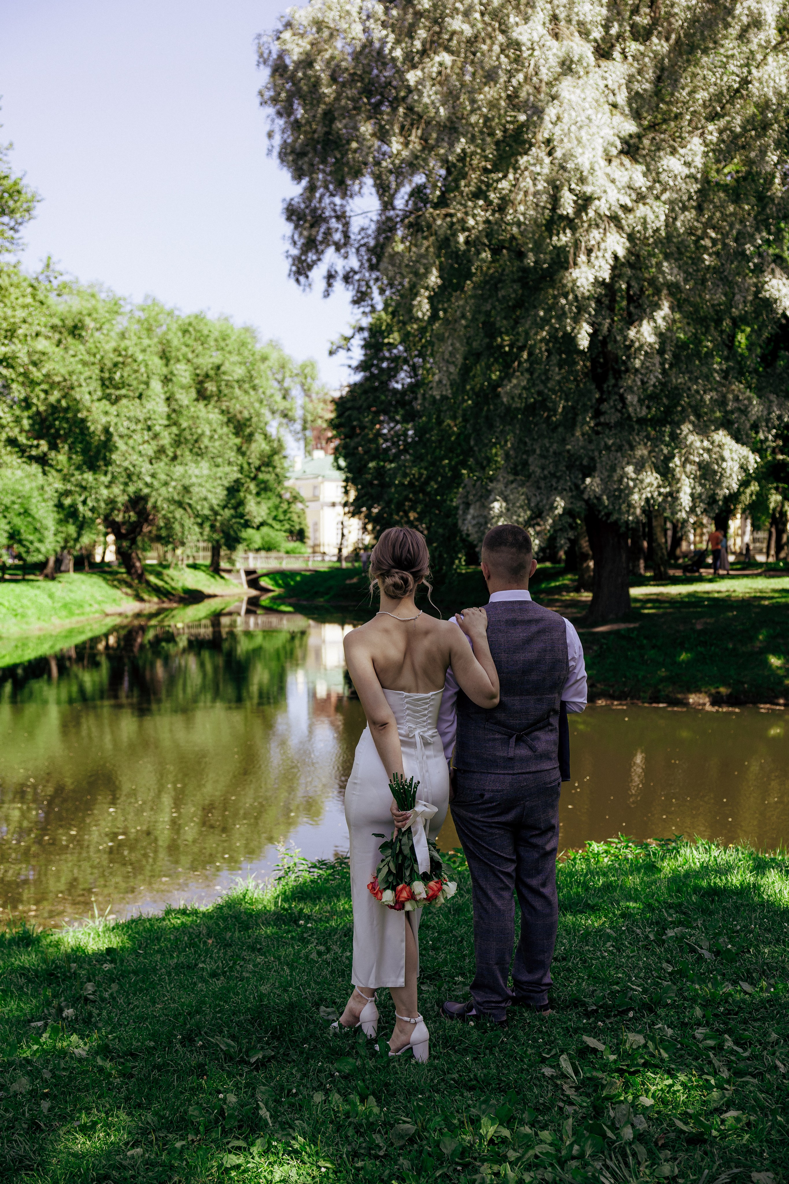 Свадебная фотосессия в яркий и солнечный день для Богдана и Анны. Профессиональный фотограф в Санкт-Петербурге Александр Волосенцев
