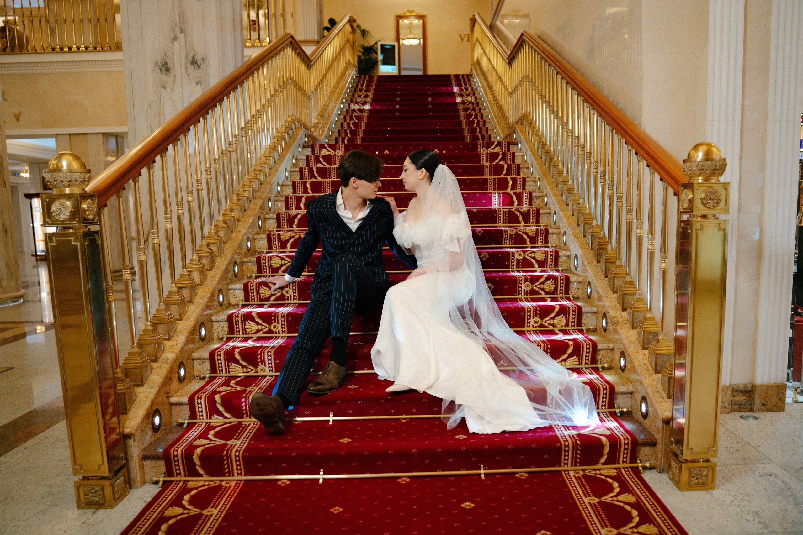 Свадебная фотосессия в гостинице Украина