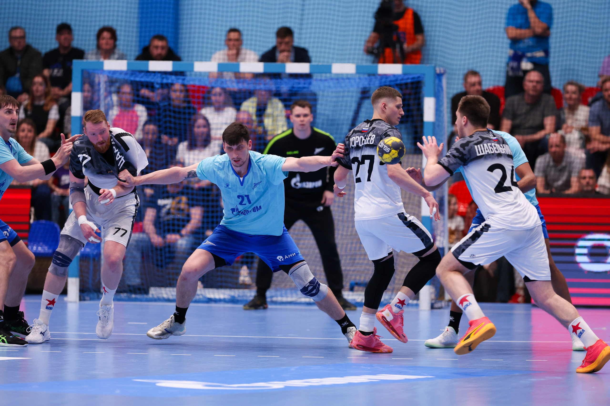 ГК Зенит — ГК ЦСКА финал ЧР2024/25 3 игра 28.05.2025. Спортивный и репортажный фотограф Антон Тереханов