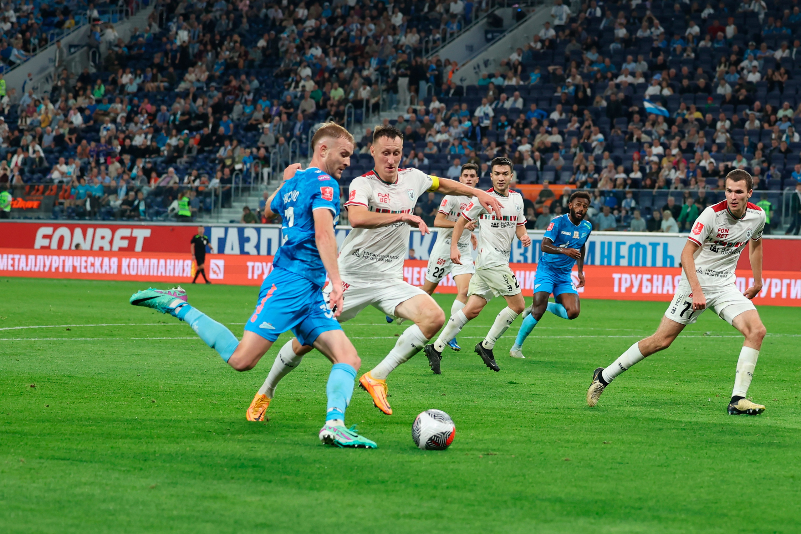 Зенит-Рубин Кубок России по футболу 2024/25 17.09.2024. Спортивный и репортажный фотограф Антон Тереханов