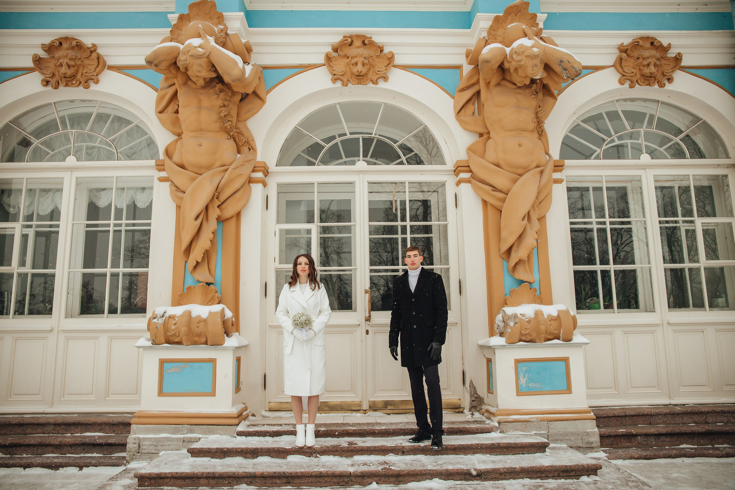 Андрей & Соня. Царское Село, зима. Свадебный и семейный фотограф Пушкин Царское Село СПБ Питер Санкт-Петербург и Рязань Ольга Козлова