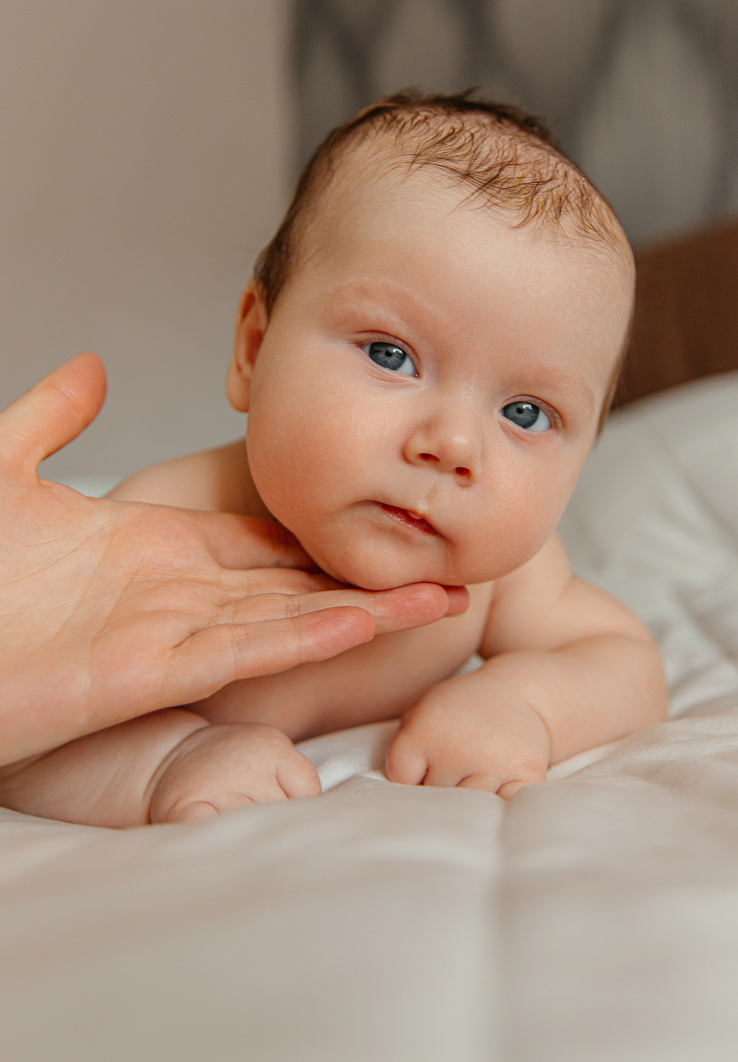 Домашняя съемка, малыш 3 месяца. Фотограф текстиля в Москве Ольга Иванова