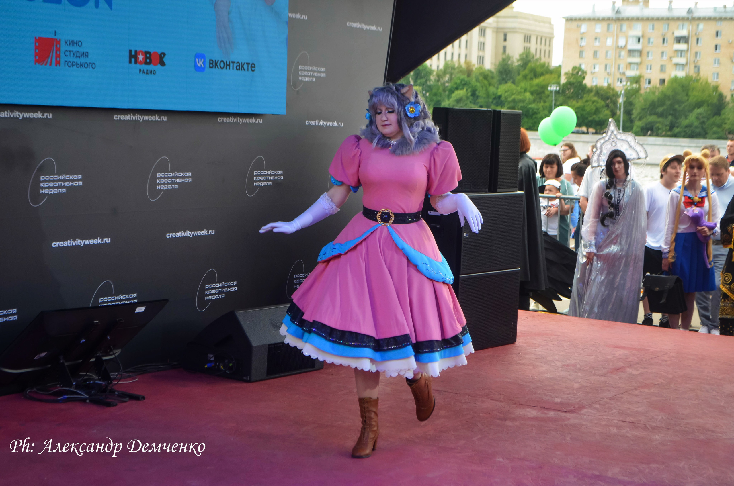 Фотосессия сцены в Москве на разных репортажных мероприятий