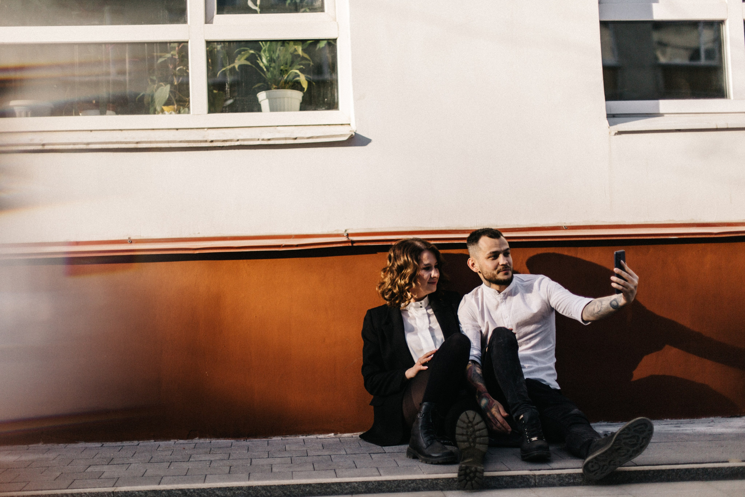 У Колеса обозрения. Фотограф в Нижнем Новгороде