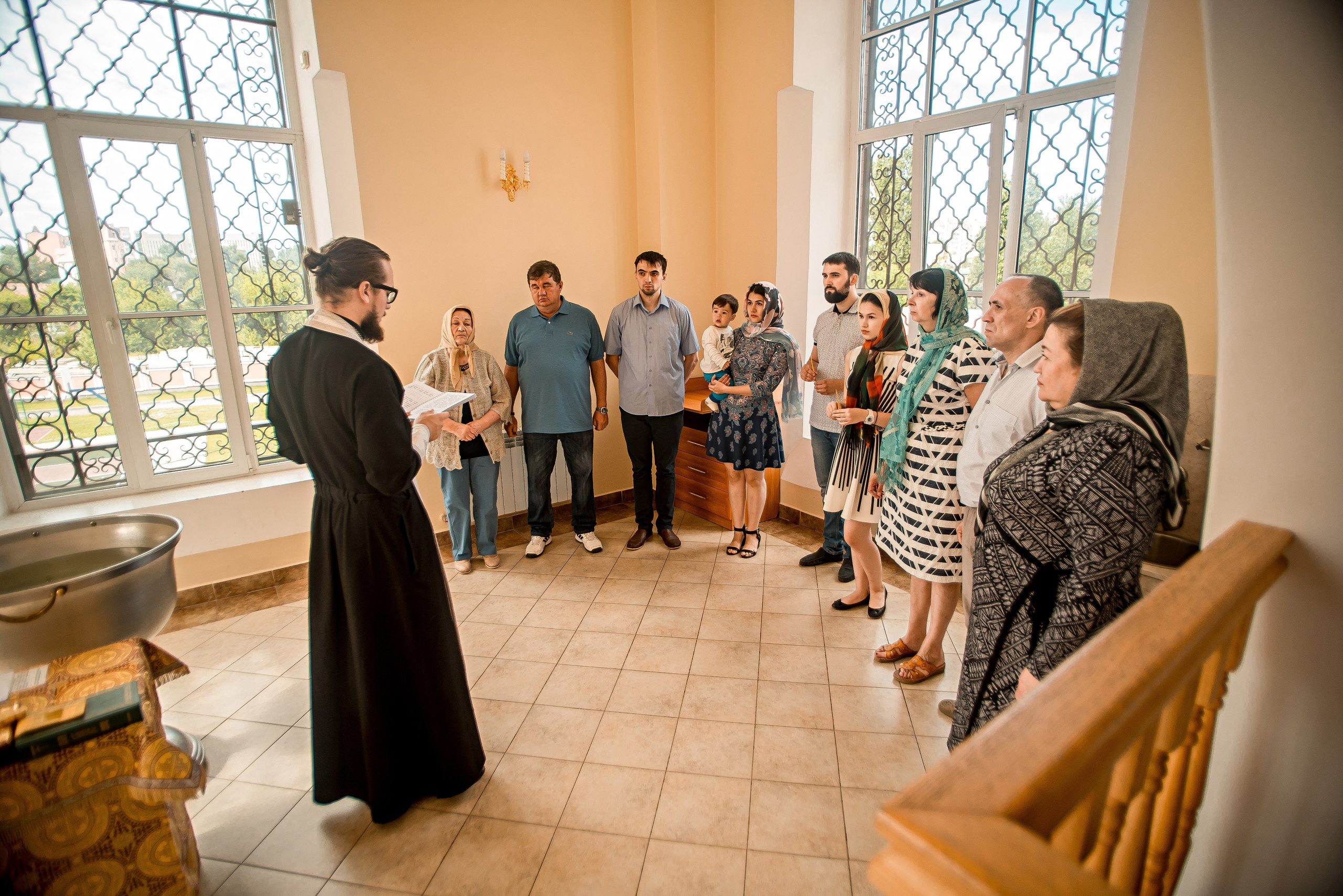 Крещение Матвея. Фотограф Мария Стрелкова