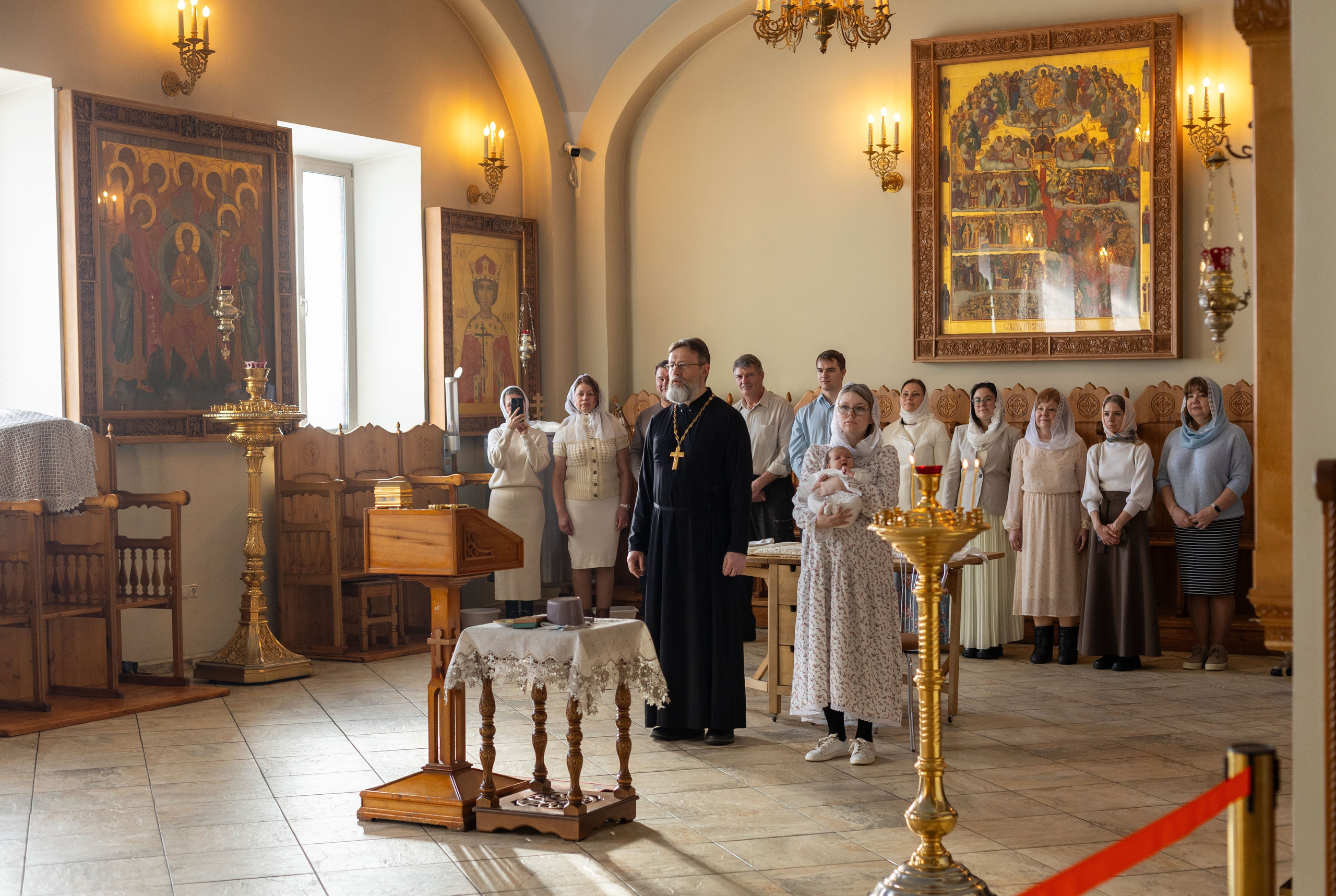 Крещение Милании. Семейный и детский фотограф Анна Петракова