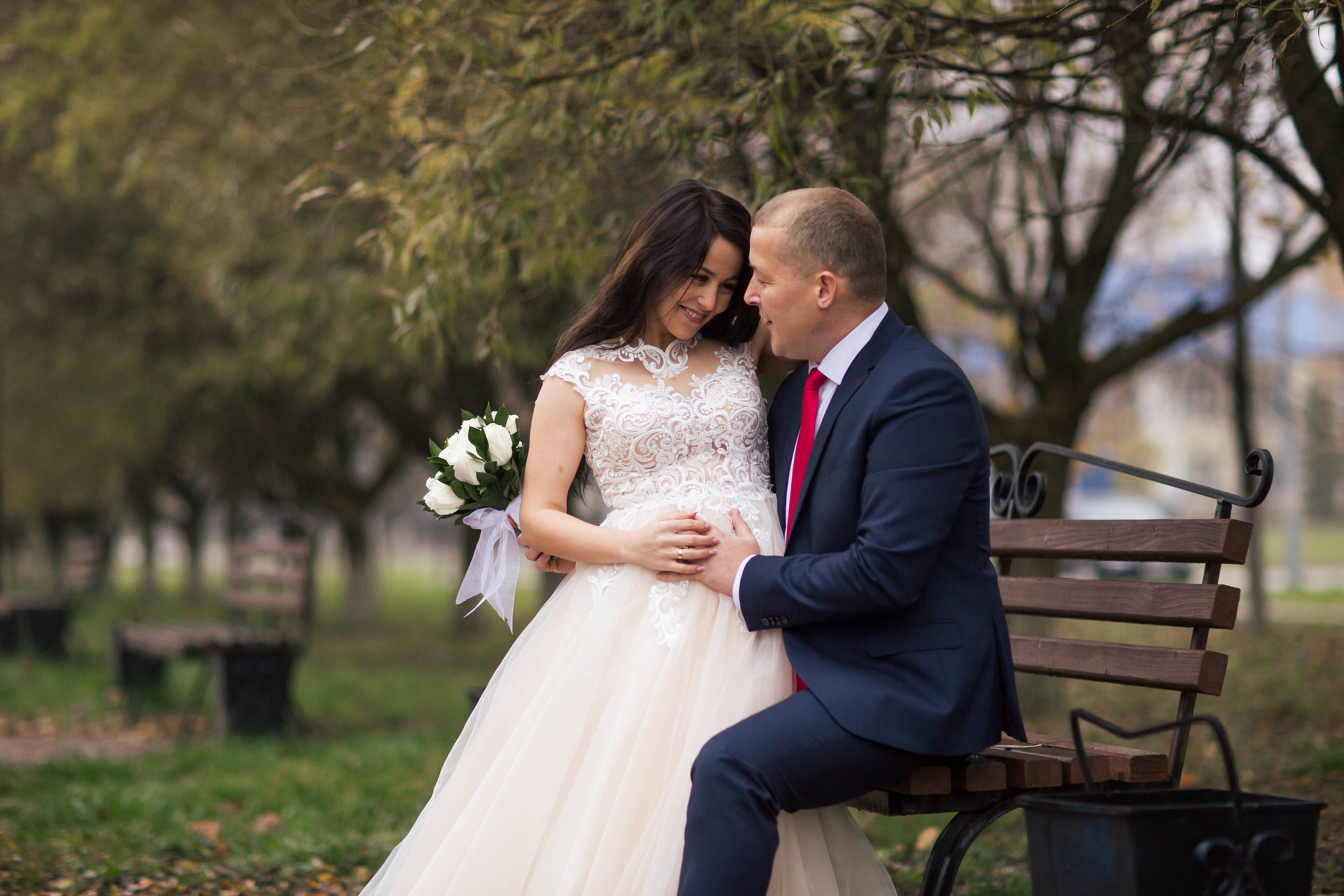 Игорь и Катя, свадебный день. Фотограф Десногорск Михаил Давыдов Акварель