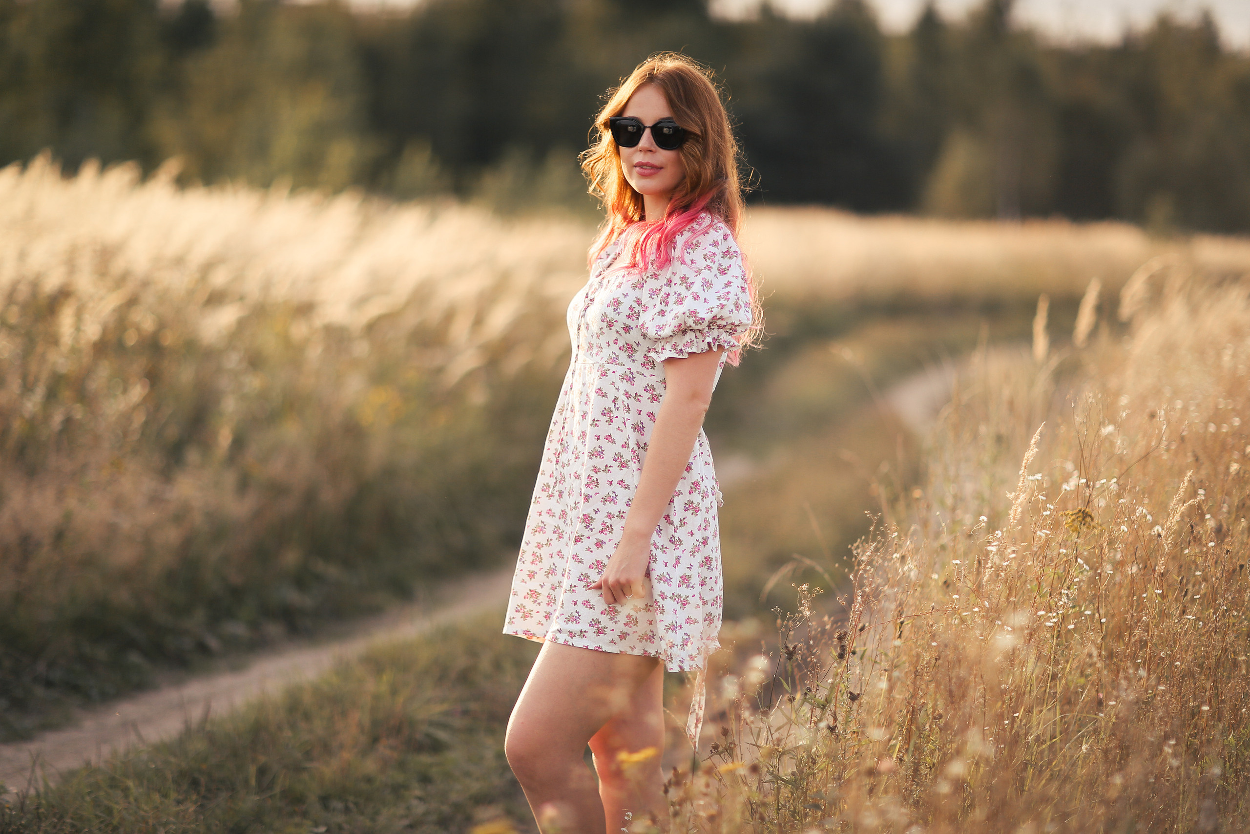 Надя, фотосессия на природе. Фотограф Десногорск Михаил Давыдов Акварель