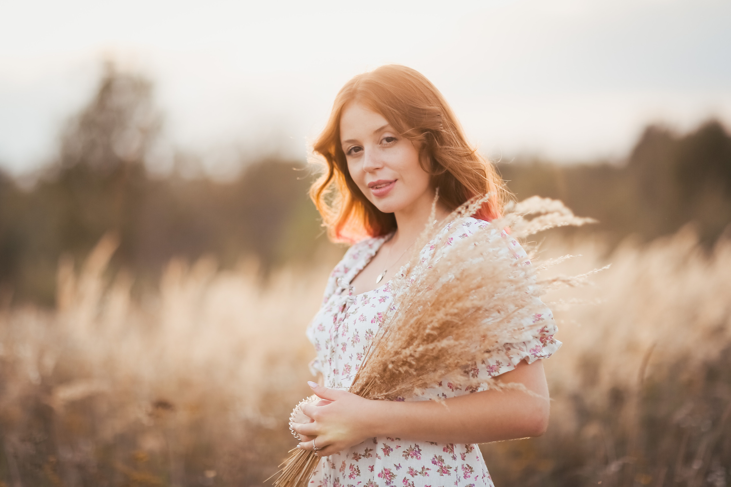 Надя, фотосессия на природе. Фотограф Десногорск Михаил Давыдов Акварель