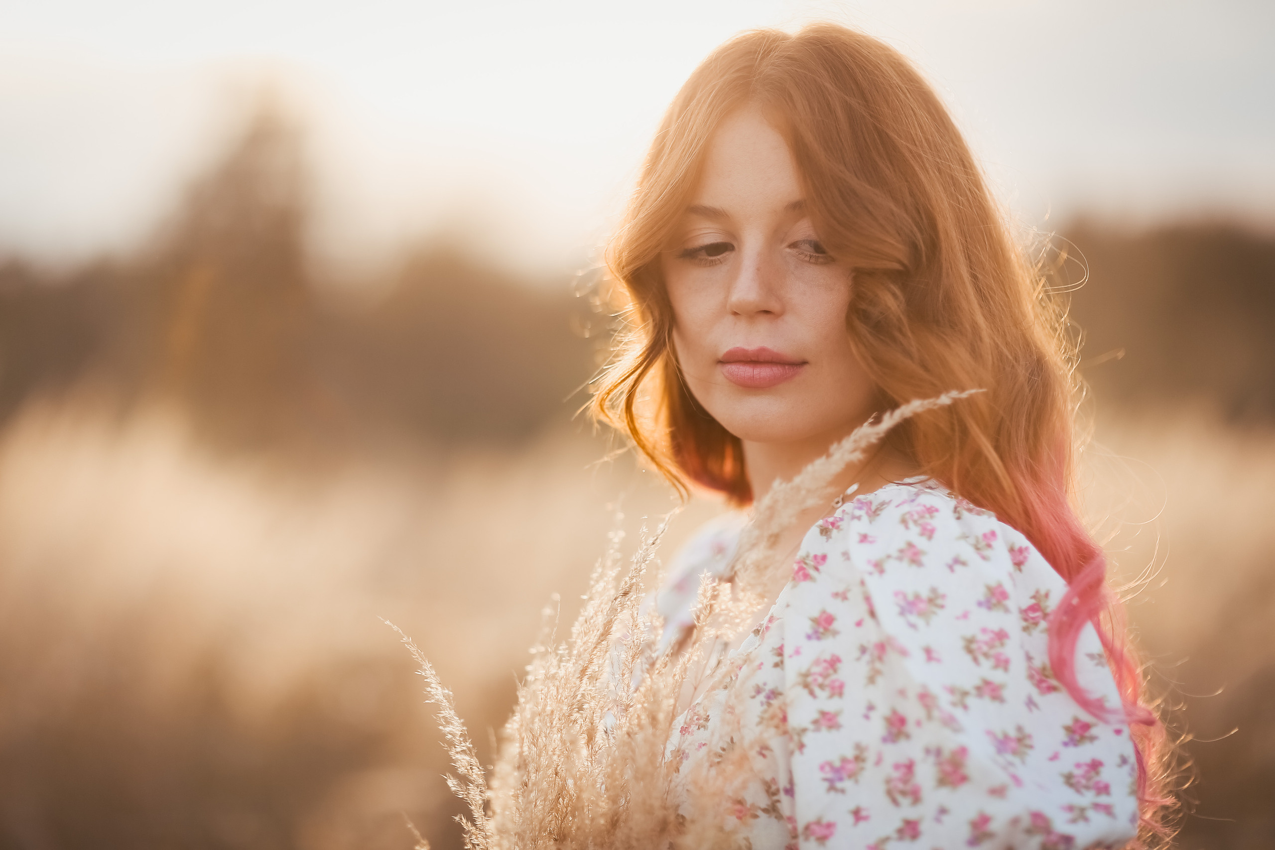 Надя, фотосессия на природе. Фотограф Десногорск Михаил Давыдов Акварель