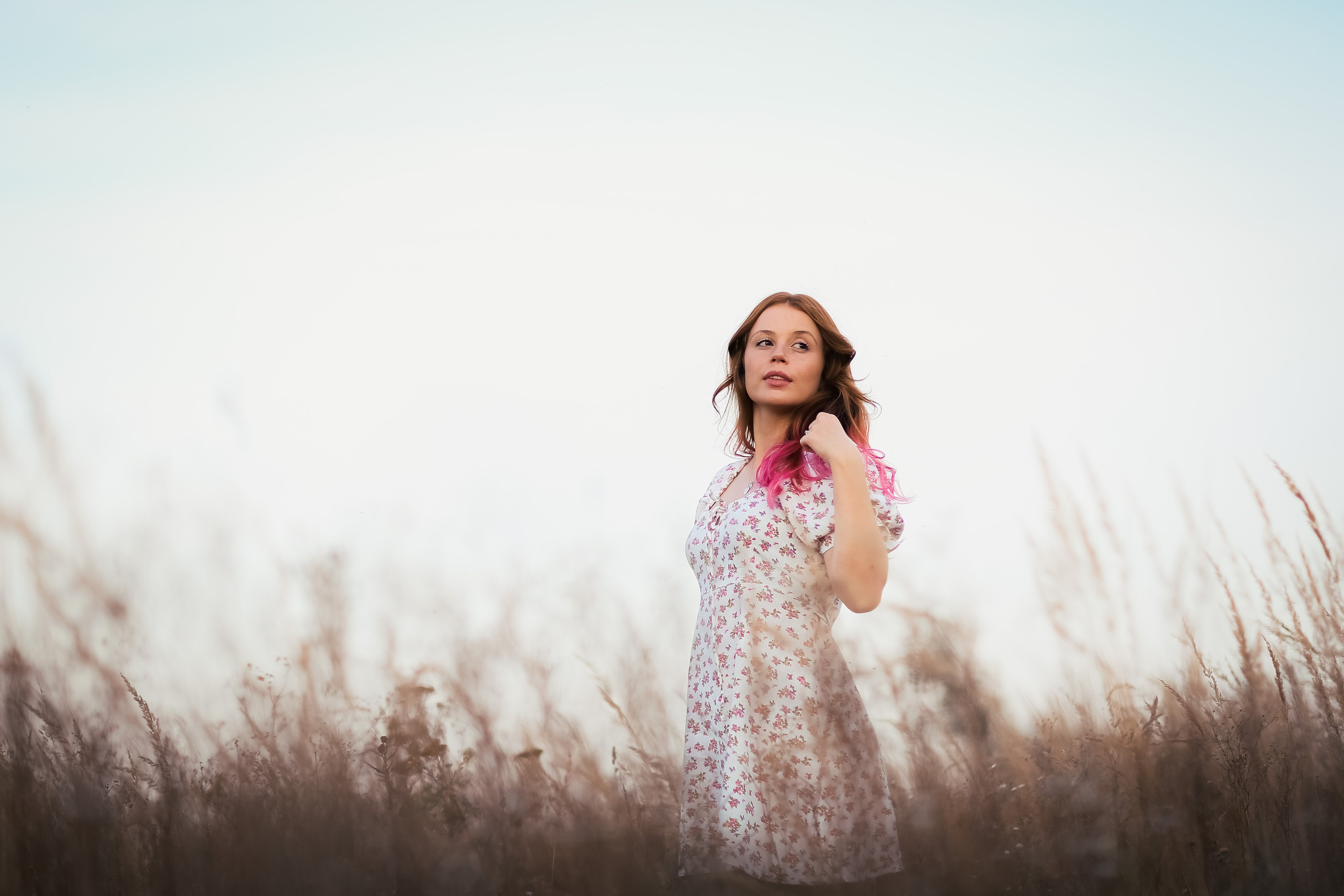 Надя, фотосессия на природе. Фотограф Десногорск Михаил Давыдов Акварель