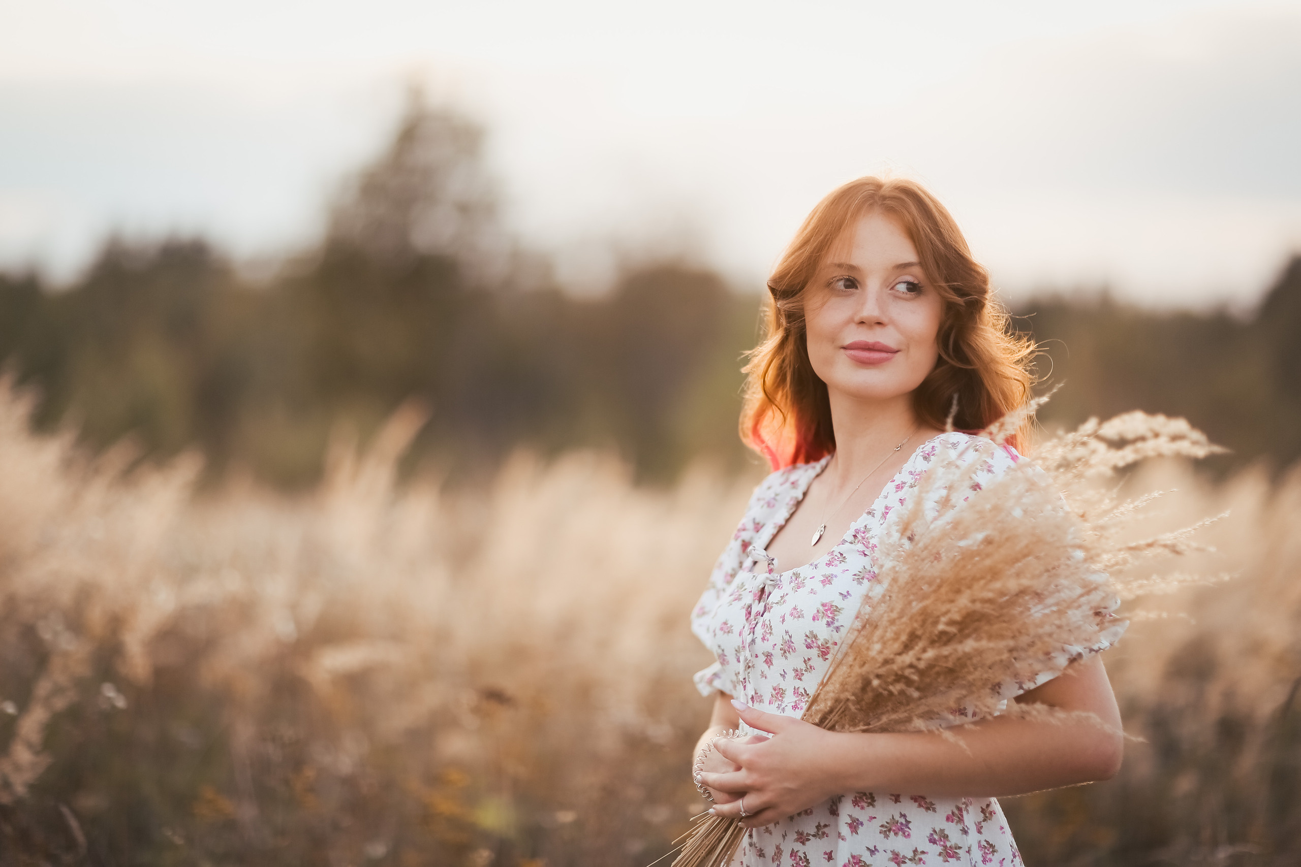 Надя, фотосессия на природе. Фотограф Десногорск Михаил Давыдов Акварель