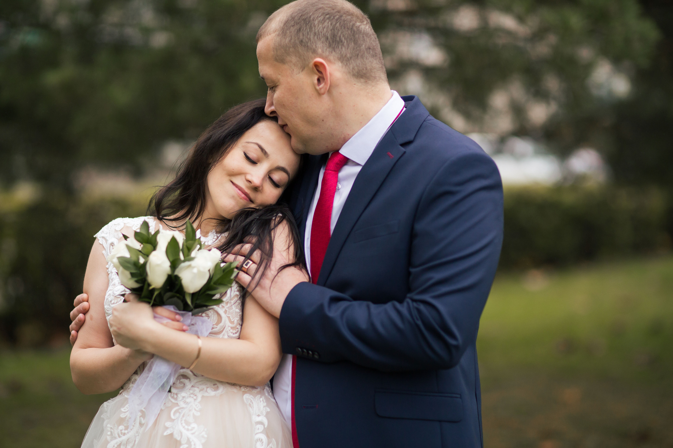 Игорь и Катя, свадебный день. Фотограф Десногорск Михаил Давыдов Акварель