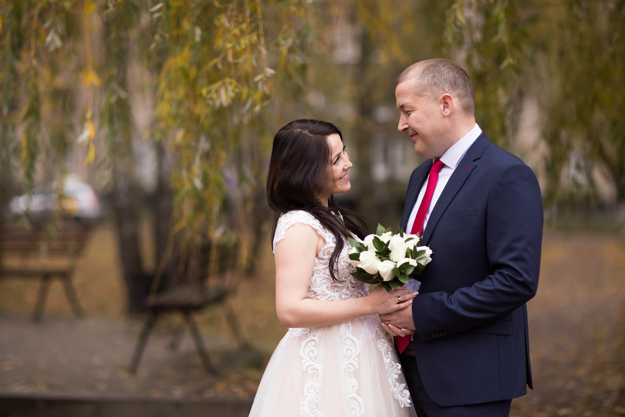 Игорь и Катя, свадебный день. Фотограф Десногорск Михаил Давыдов Акварель