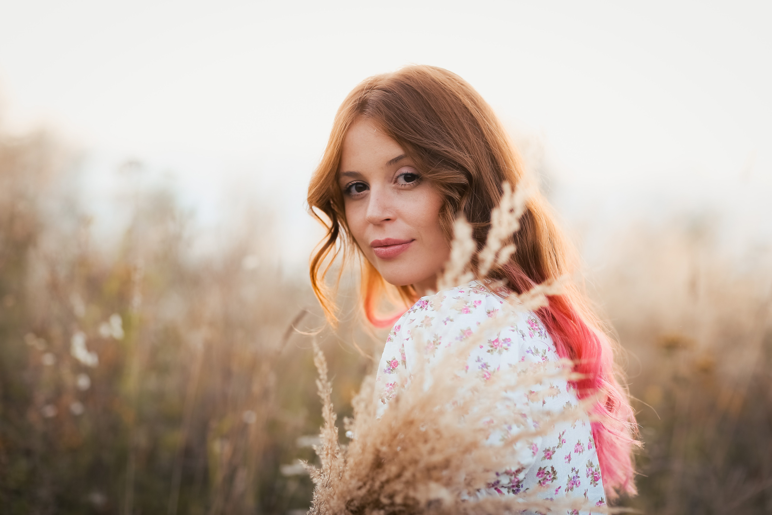 Надя, фотосессия на природе. Фотограф Десногорск Михаил Давыдов Акварель