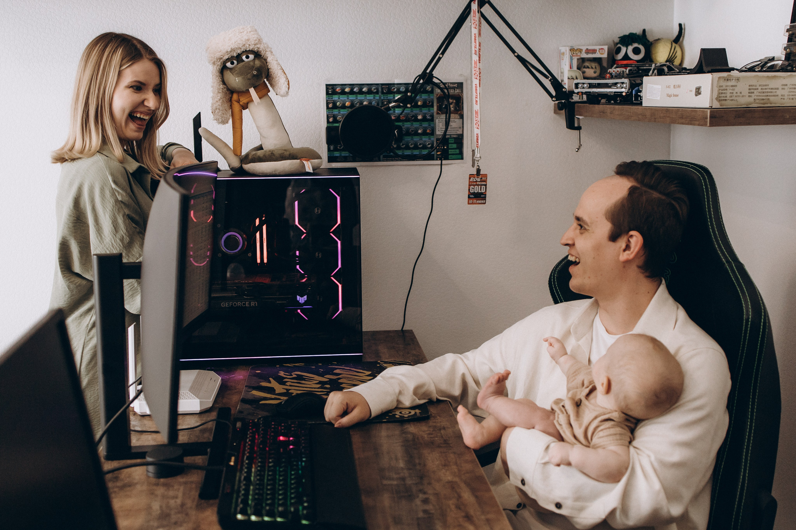 Уютная домашняя съемка с малышкой и котиком. Семейный фотограф в Москве, Щелково, Фрязино _ Виктория Степанова