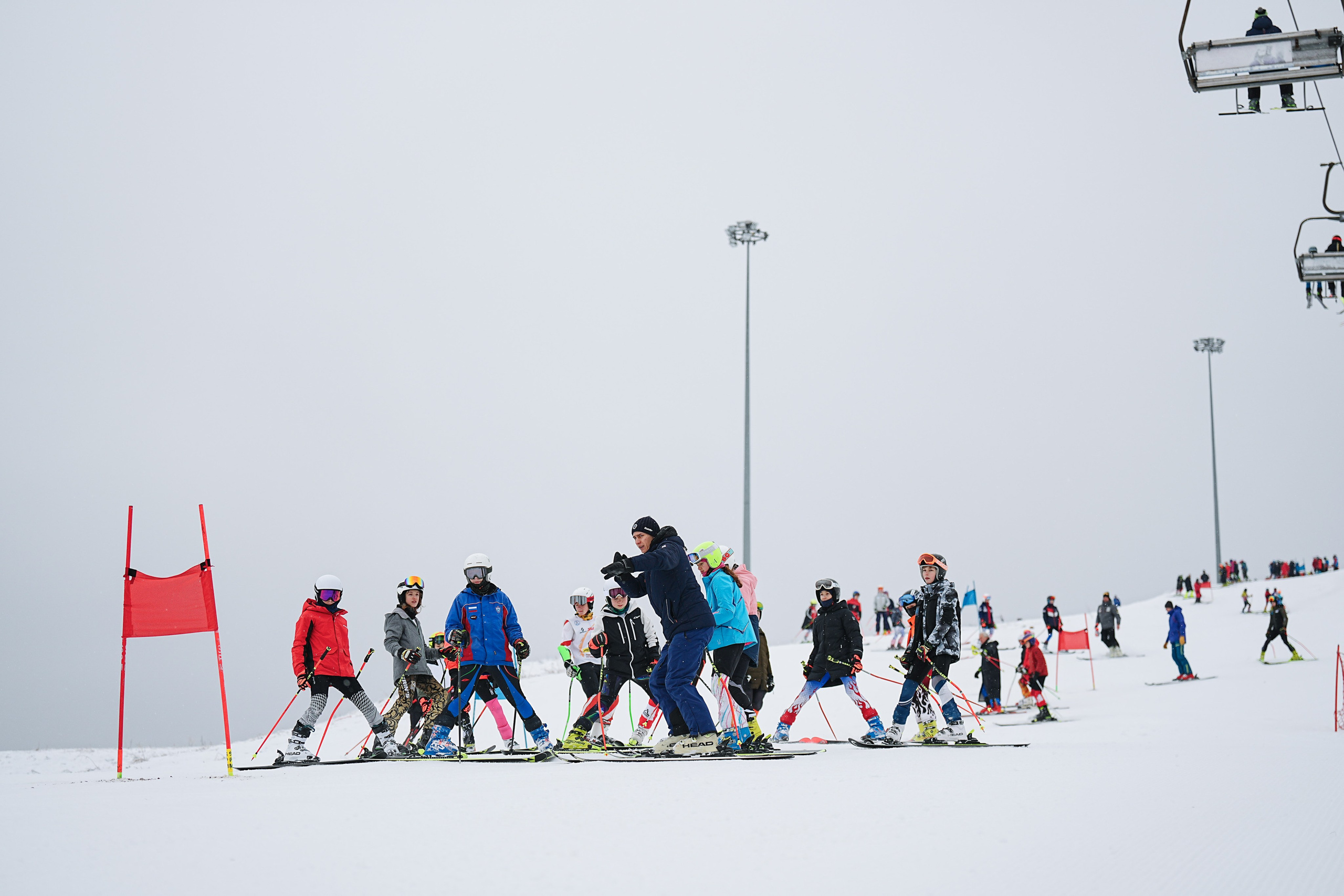 Горные лыжи. Первенство Центрального Федерального Округа. GS U14 Шуколово. Фотограф Студитский Евгений
