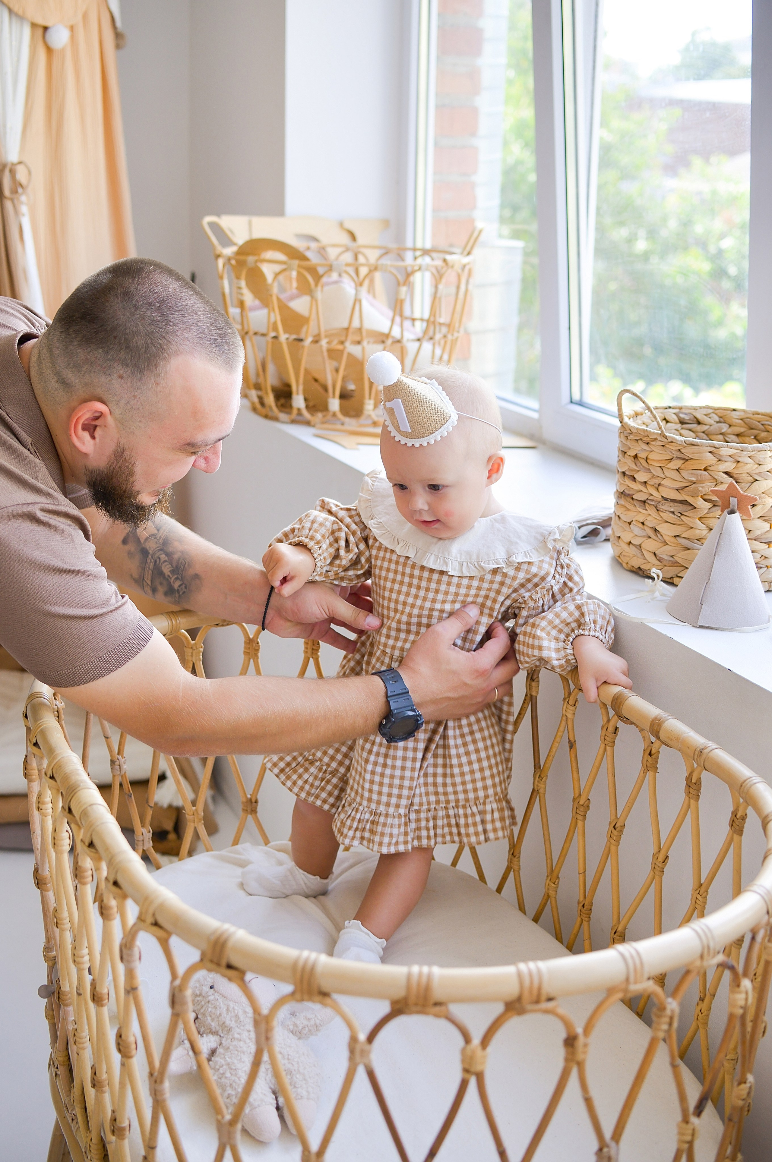 Детская семейная фотосессия на годик. Фотограф новорожденных Краснодар Малышенко Надежда