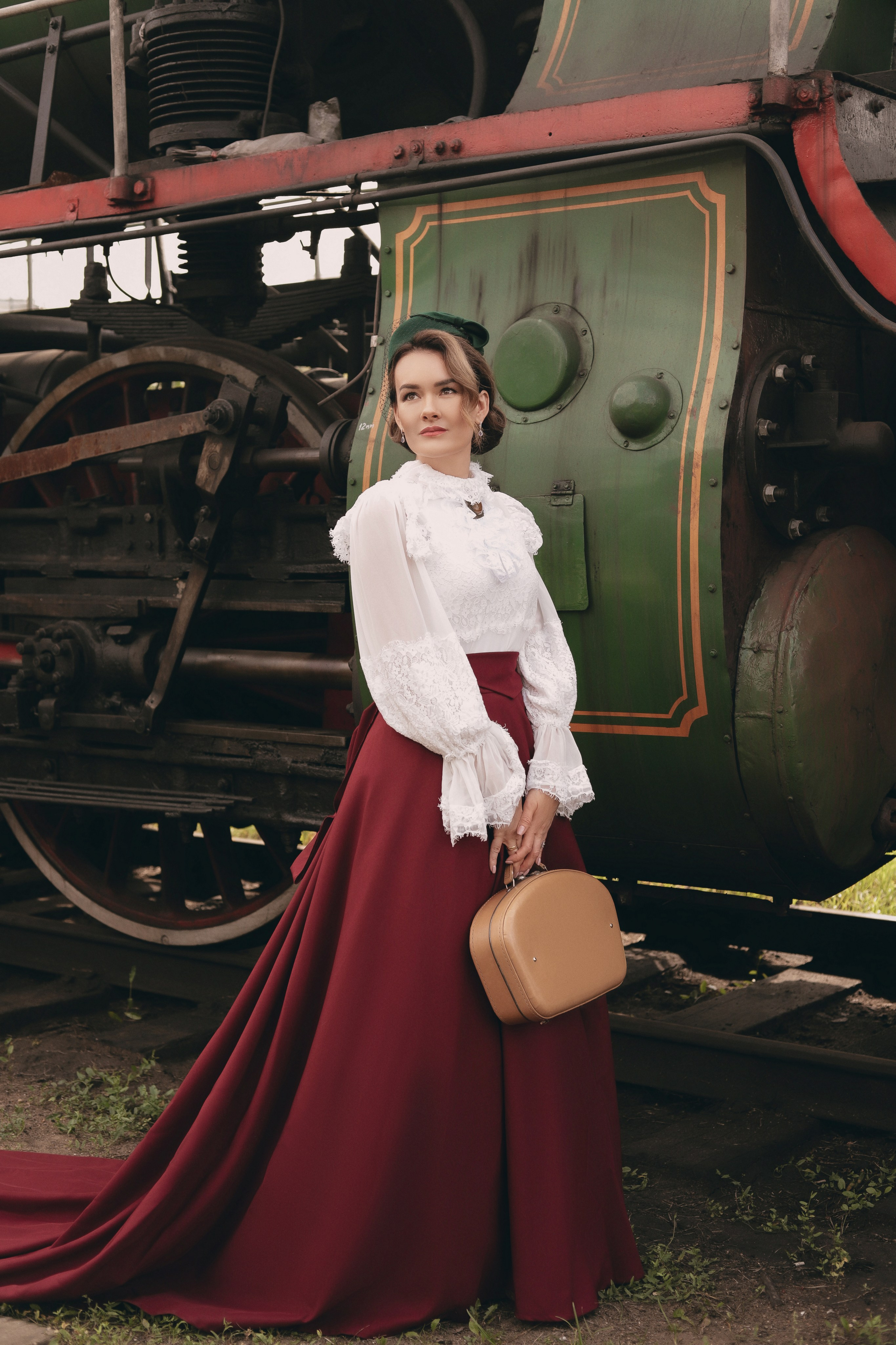 Ретро поезд. Детский и семейный фотограф в Москве