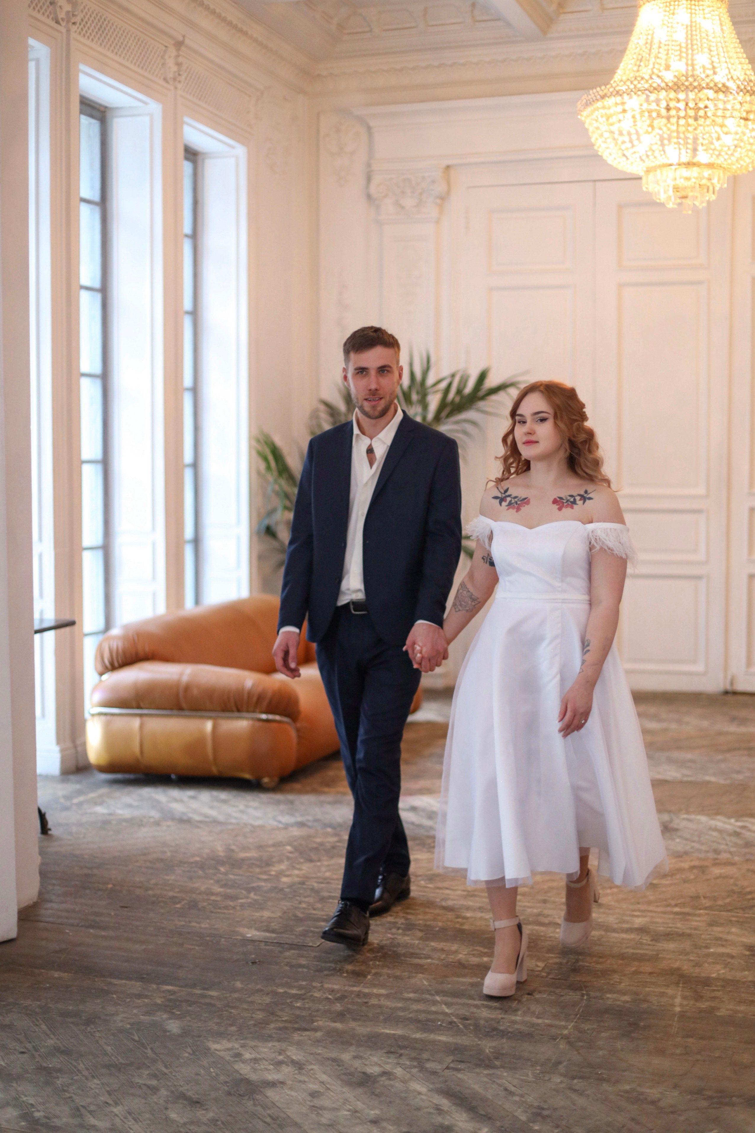 Владимир и Марина. Роспись Особняк Роял. Главная