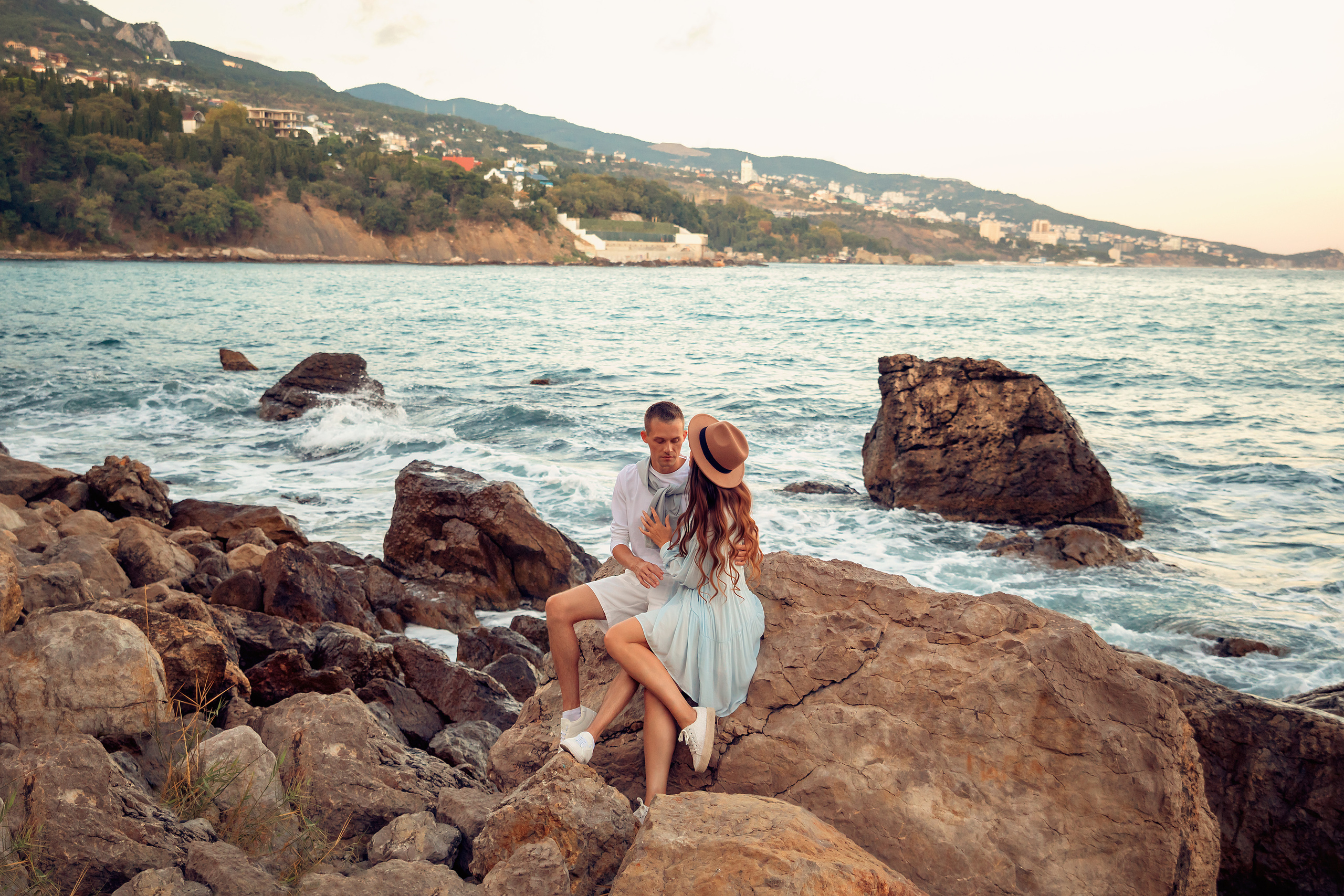 Александр и Мария сьемка в Республике Крым. Семейный и детский фотограф в Анапе Наталья Абраменко