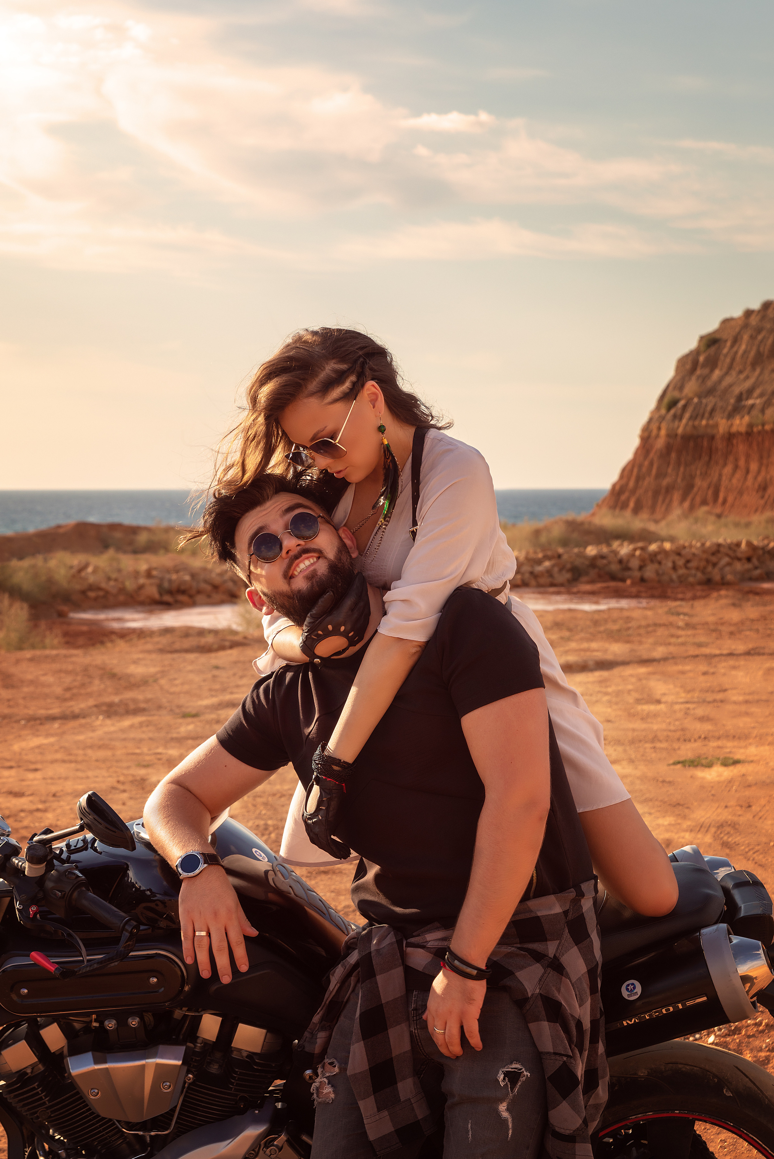 Роман и Юлия сьемка карьер Кача. Семейный и детский фотограф в Анапе Наталья Абраменко