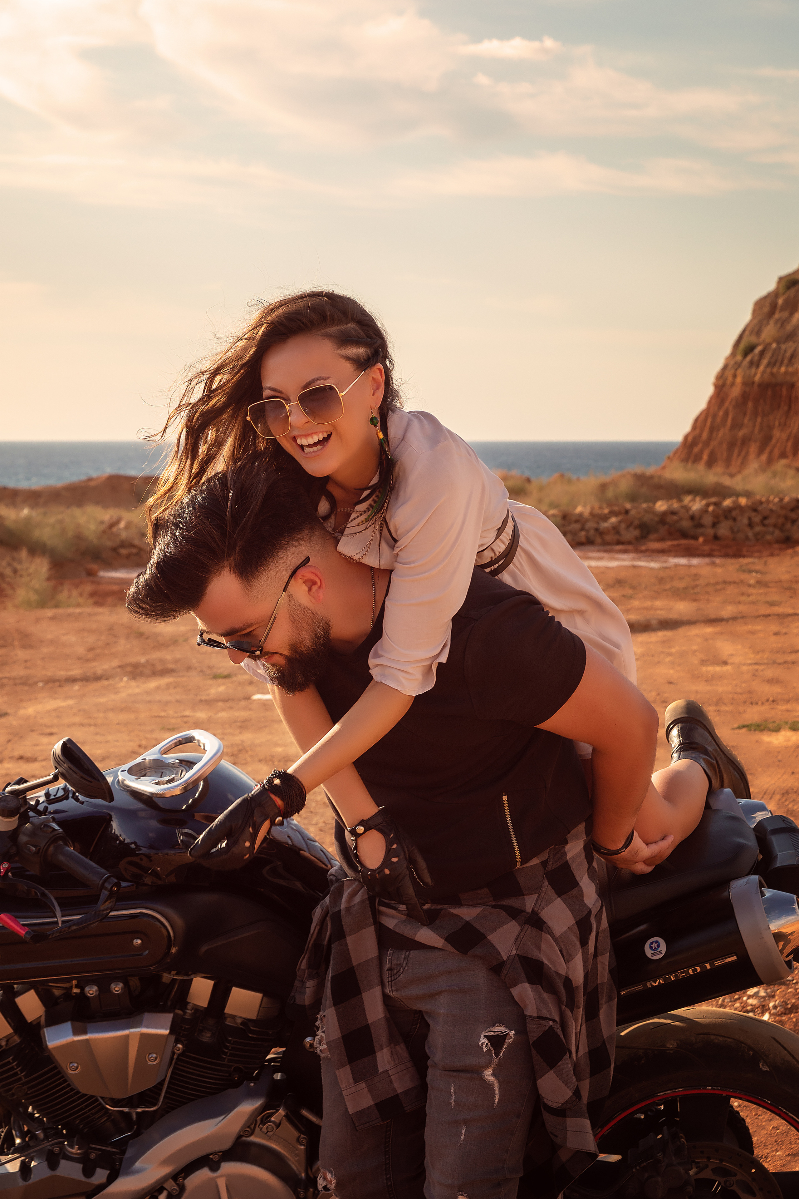 Роман и Юлия сьемка карьер Кача. Семейный и детский фотограф в Анапе Наталья Абраменко