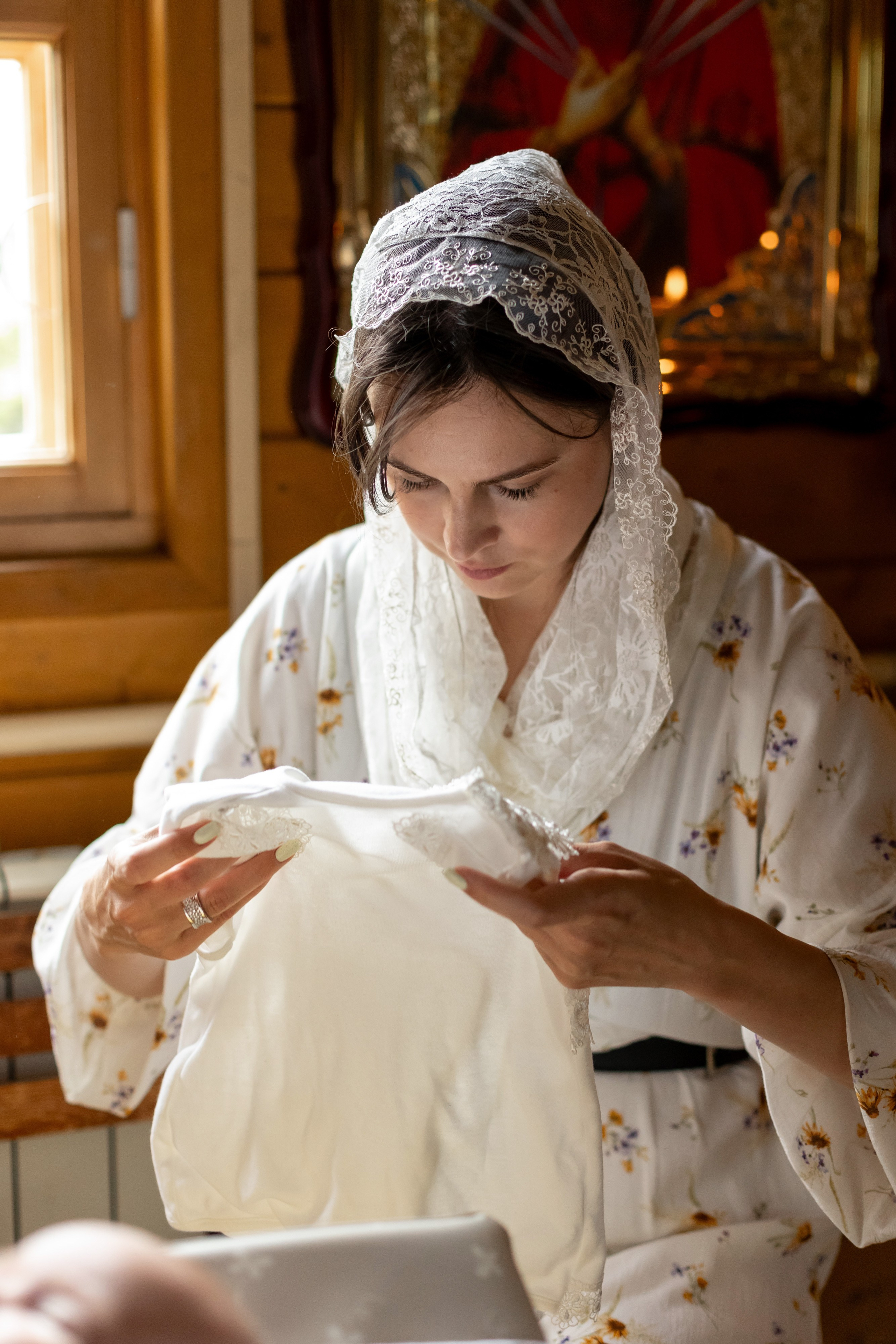 Таинство крещения Храм Святого страстотерпца Императора Николая Второго (г. Щелково). Фотограф Щелково/ Москва Татьяна Жучкова