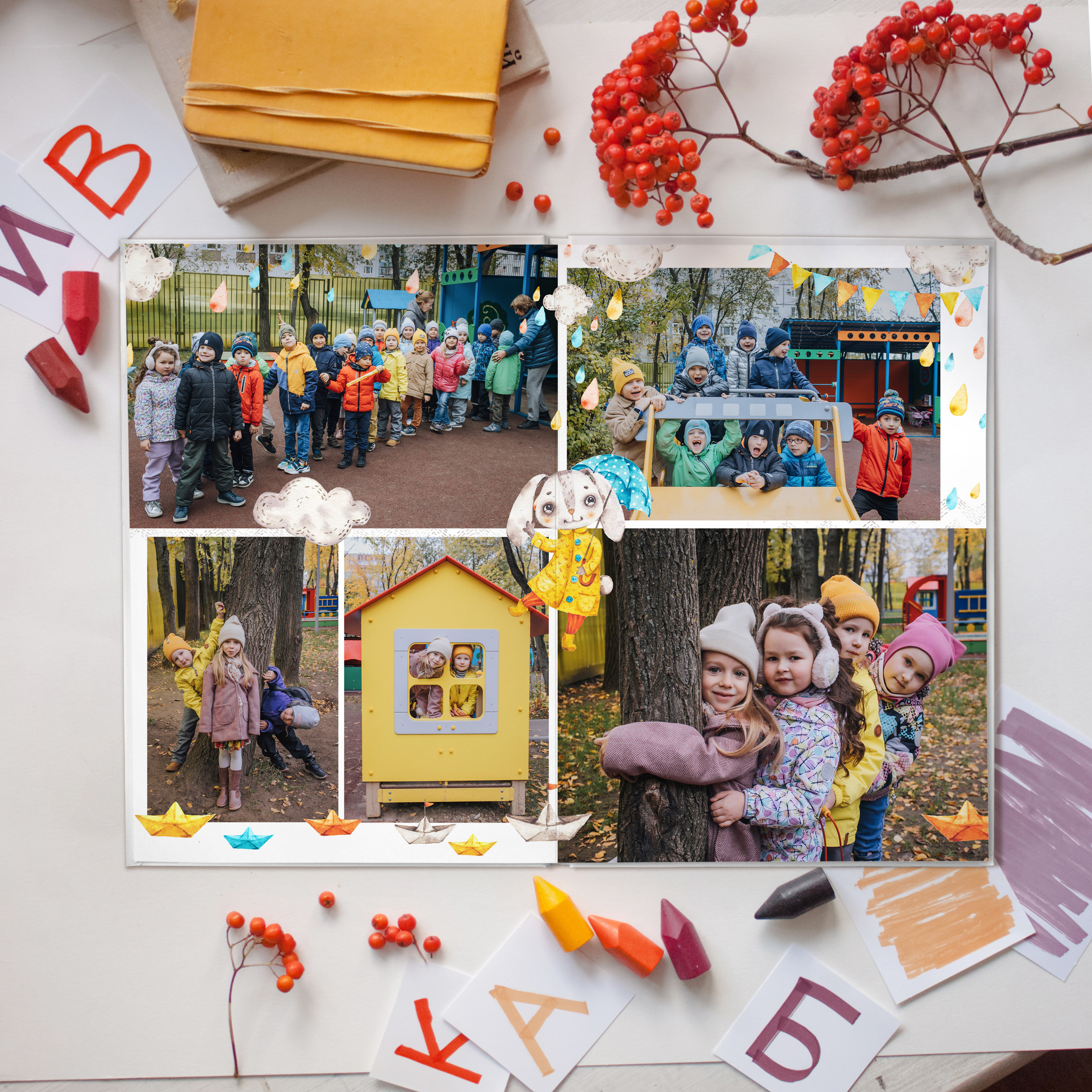 Выпускные альбомы для детского сада. Семейный фотограф в Москве Наталья Чуб, заказать Фотокнигу