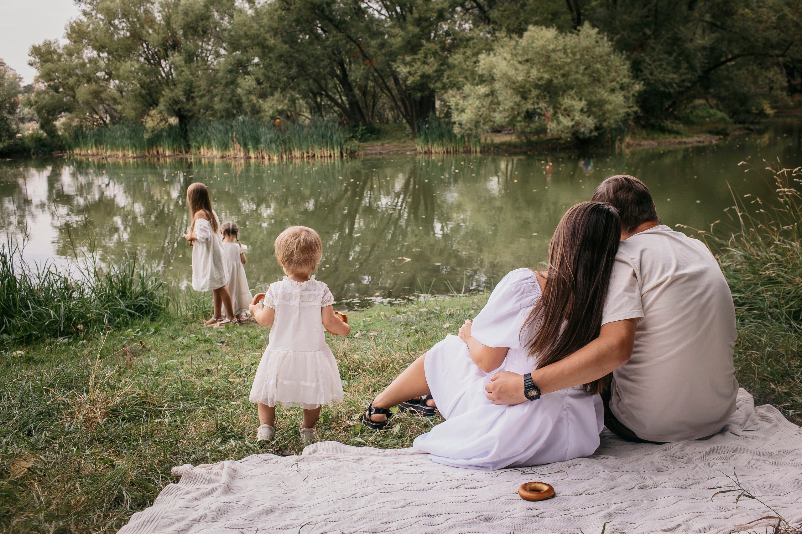 Мама, папа и три дочки. Семейный фотограф в Москве Наталья Чуб, заказать Фотокнигу