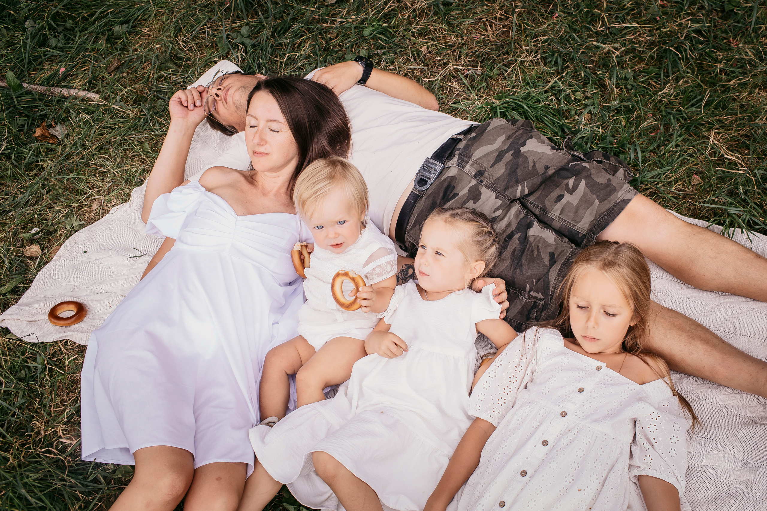 Мама, папа и три дочки. Семейный фотограф в Москве Наталья Чуб, заказать Фотокнигу