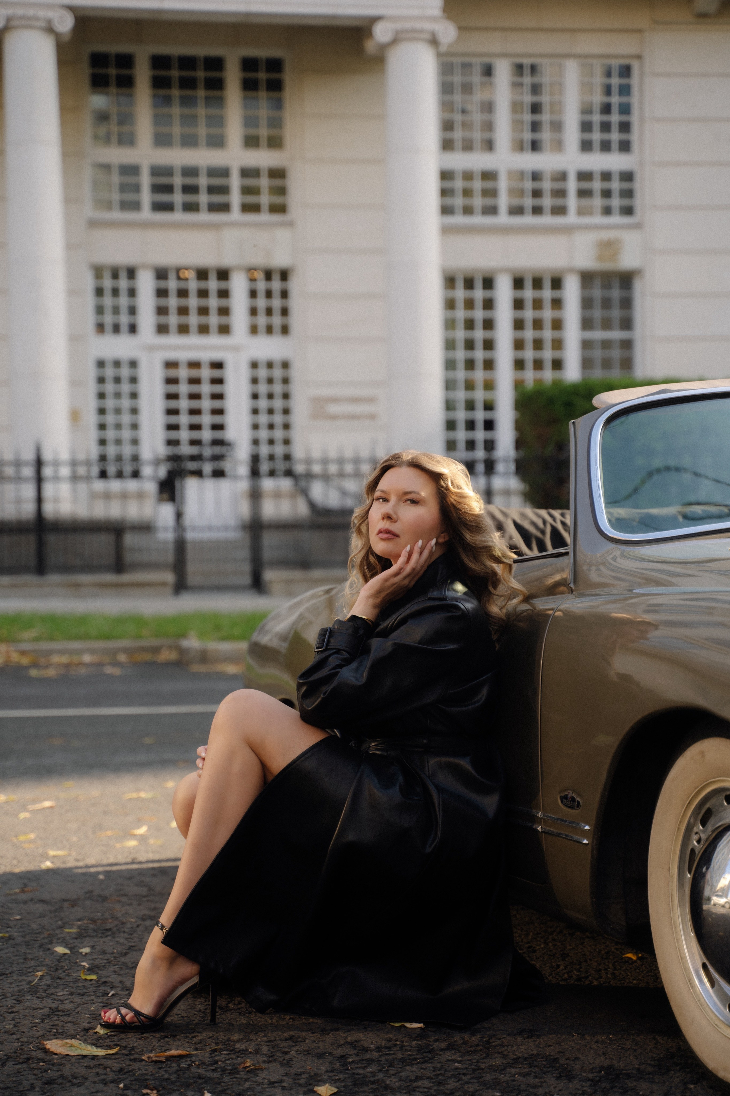 История с ретро кабриолетом. Портретный фотограф в Москве