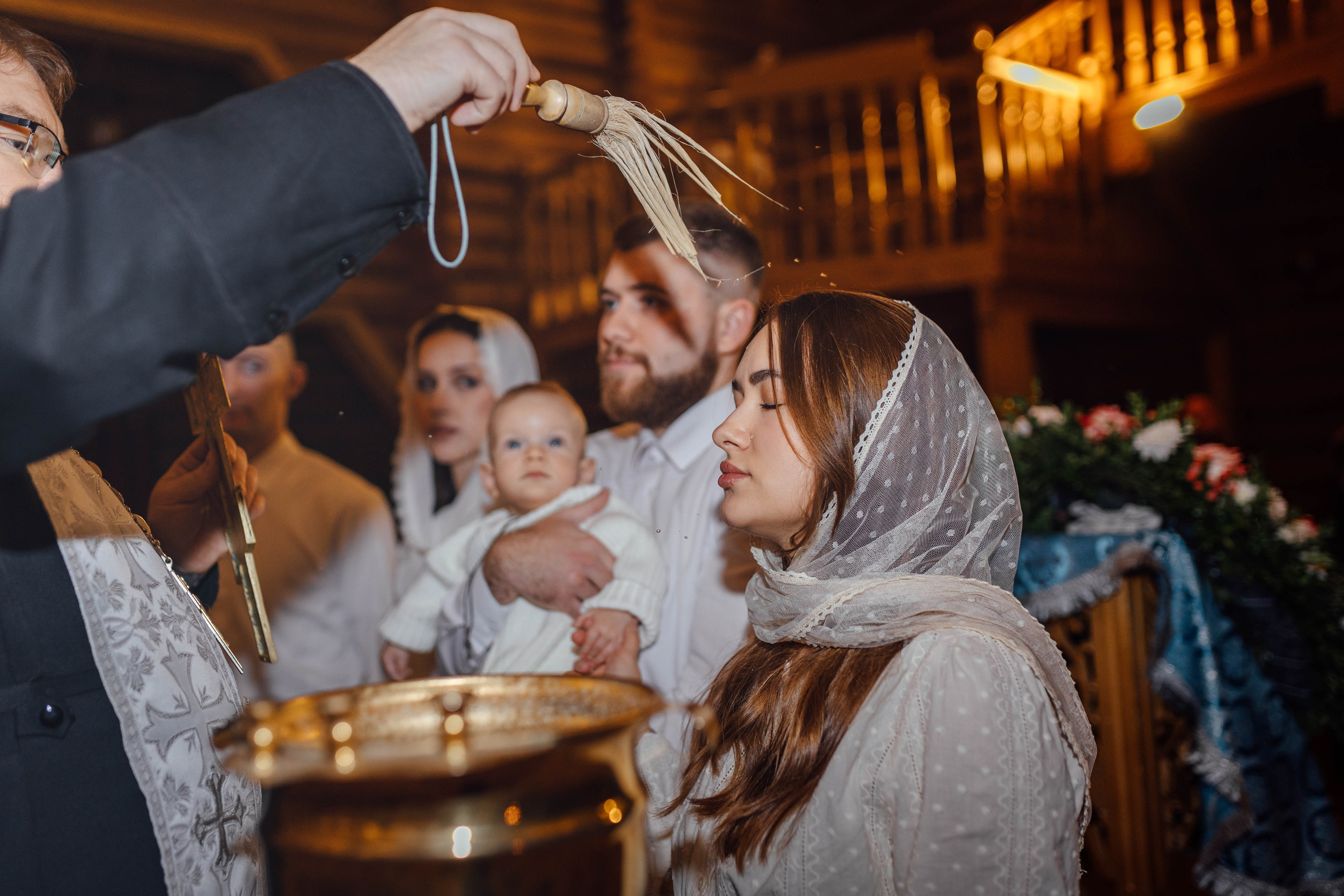 Крещение Демида, храм Святой Троицы, декабрь 2025