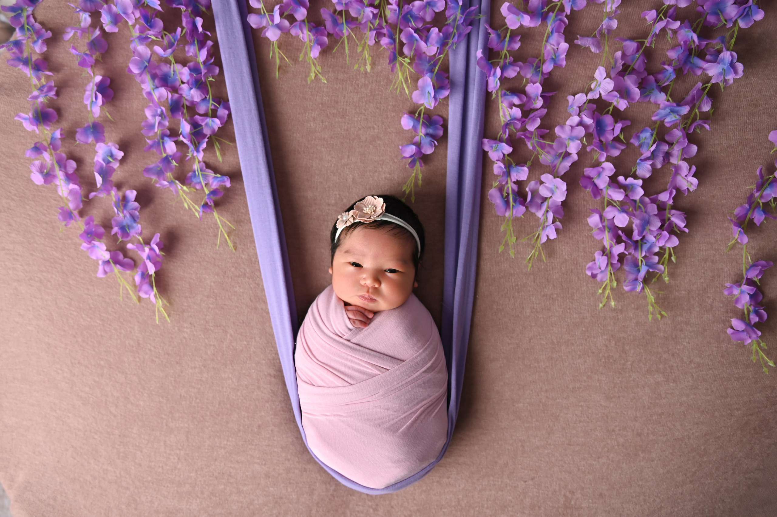 Фотосессия ньюборн для Адины. Фотограф Новорожденных и семейный Элла Огай г. Сатпаев