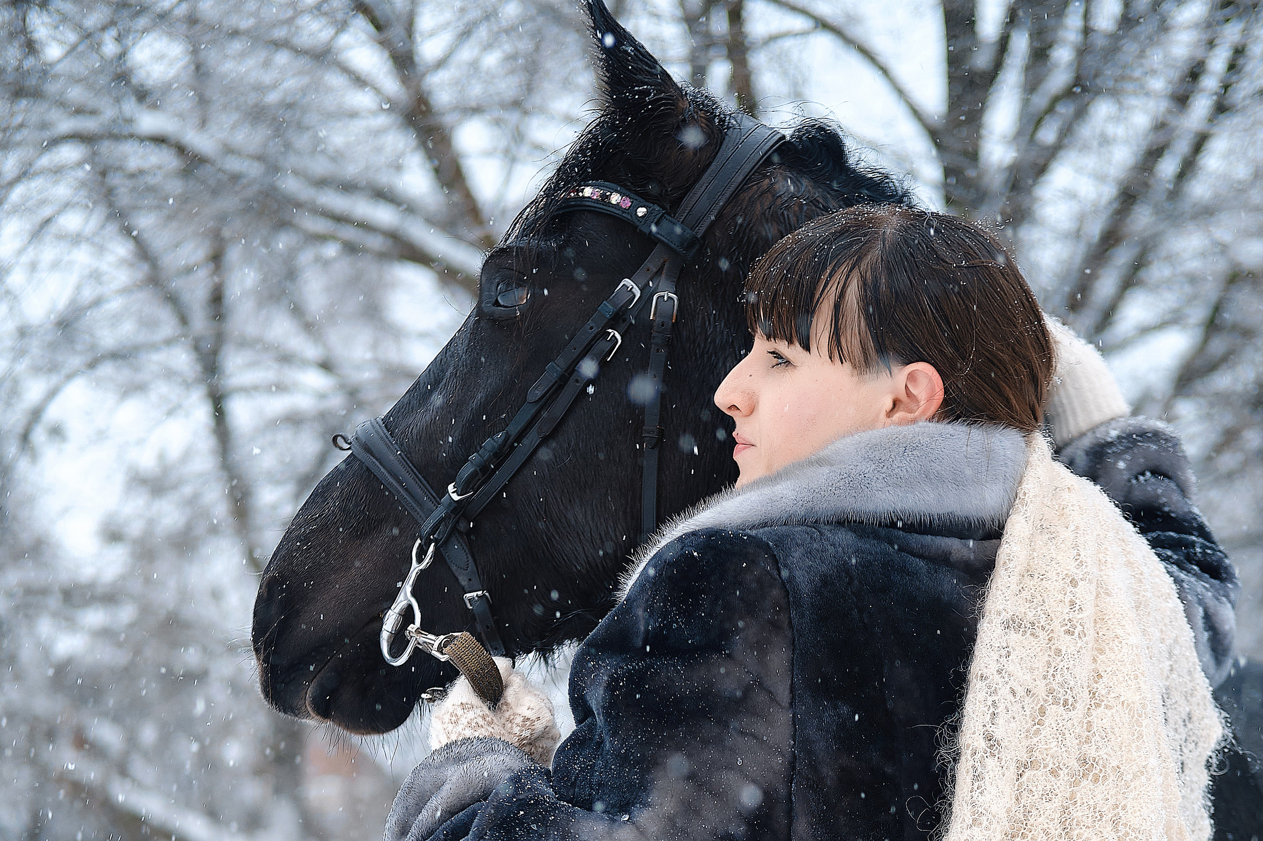 С лошадьми. Семейный и портретный фотограф в Новомосковске и Узловой Михеева Татьяна