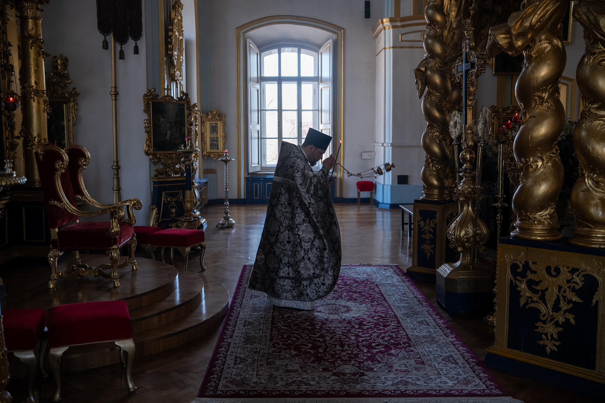 Великая пятница. Вечерня с выносом Плащаницы. НИКОЛО-БОГОЯВЛЕНСКИЙ МОРСКОЙ СОБОР