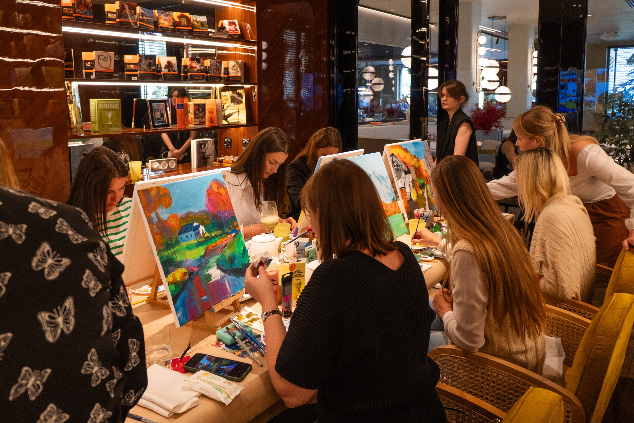 Корпоратив Teach Me Art 3. Портретный фотограф в Москве и Санкт-Петербурге Арина Чех