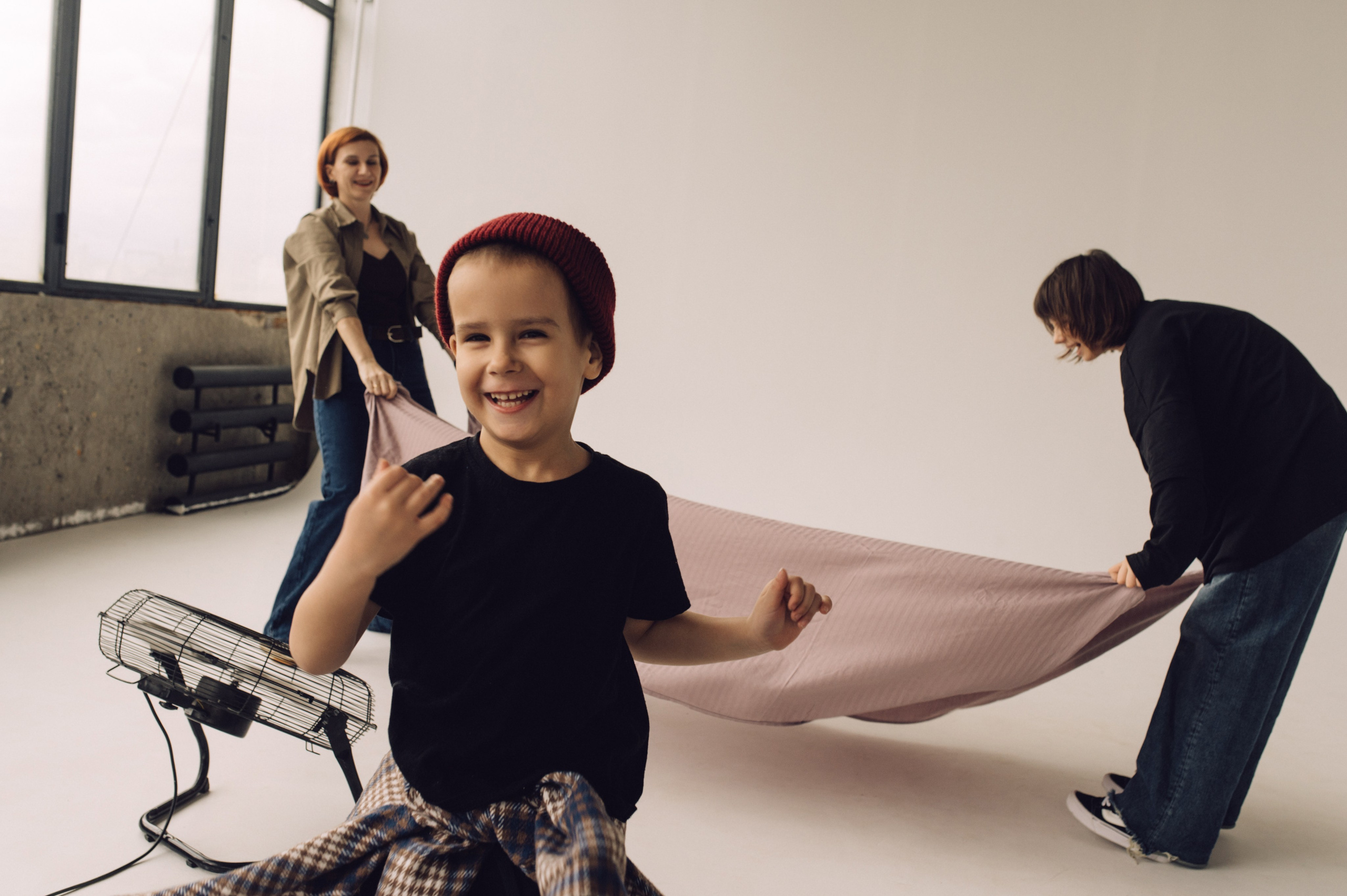 Наташа, Маша и Ванюшка. Фотограф Мария Стрелкова