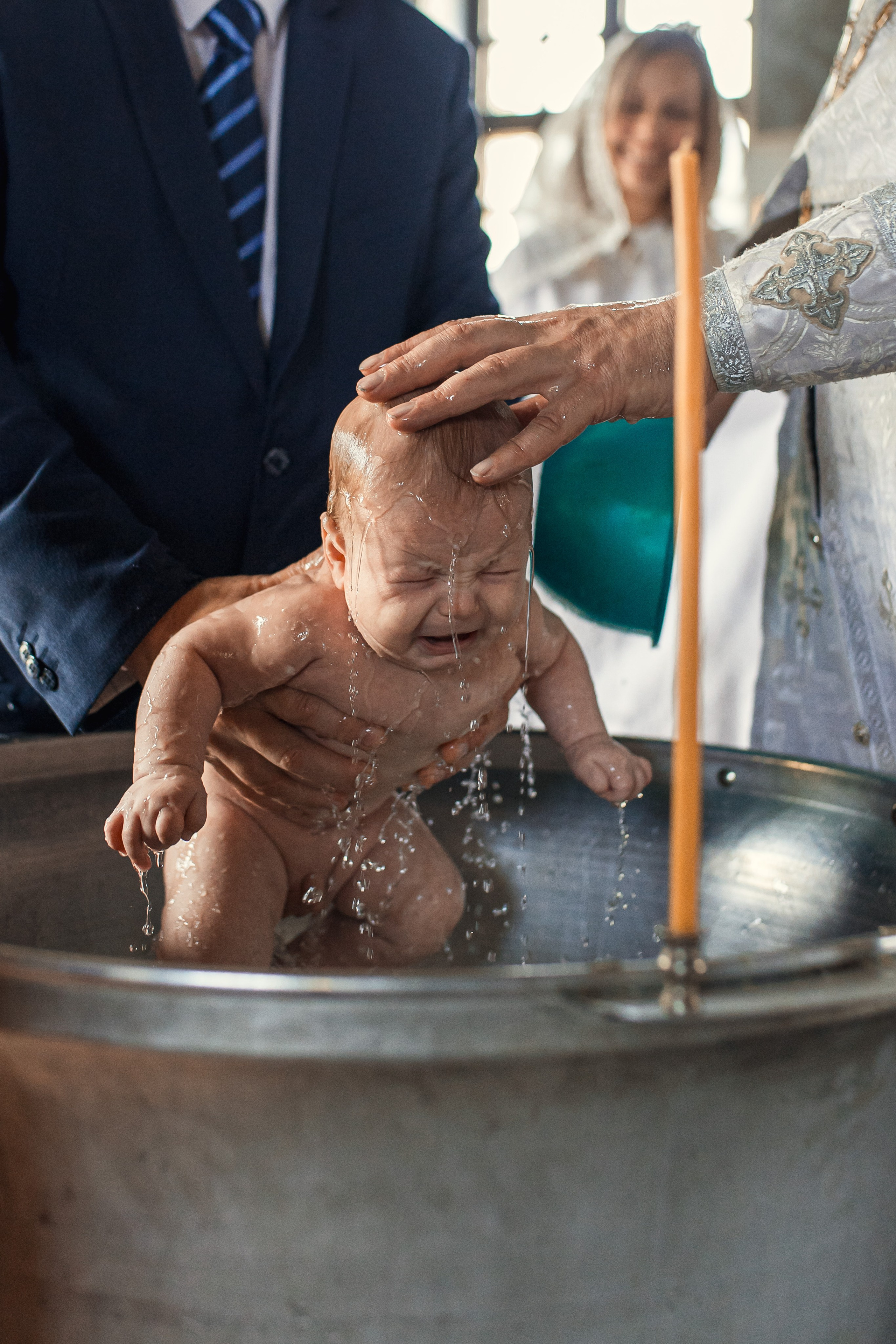 Крещение в Храме святого Иннокентия. Профессиональный фотограф в Москве и Мо Мария Шантарёва