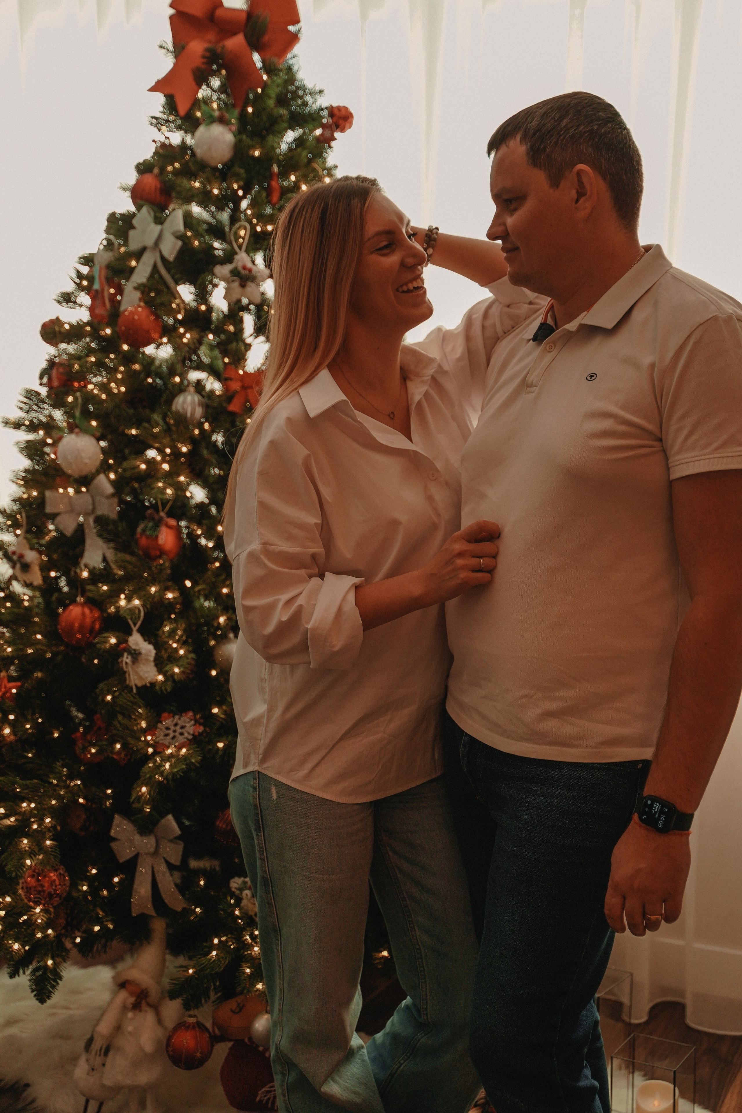 Домашняя Новогодняя фотосессия. Семейный и женский фотограф в Краснодаре Анастасия Приймак