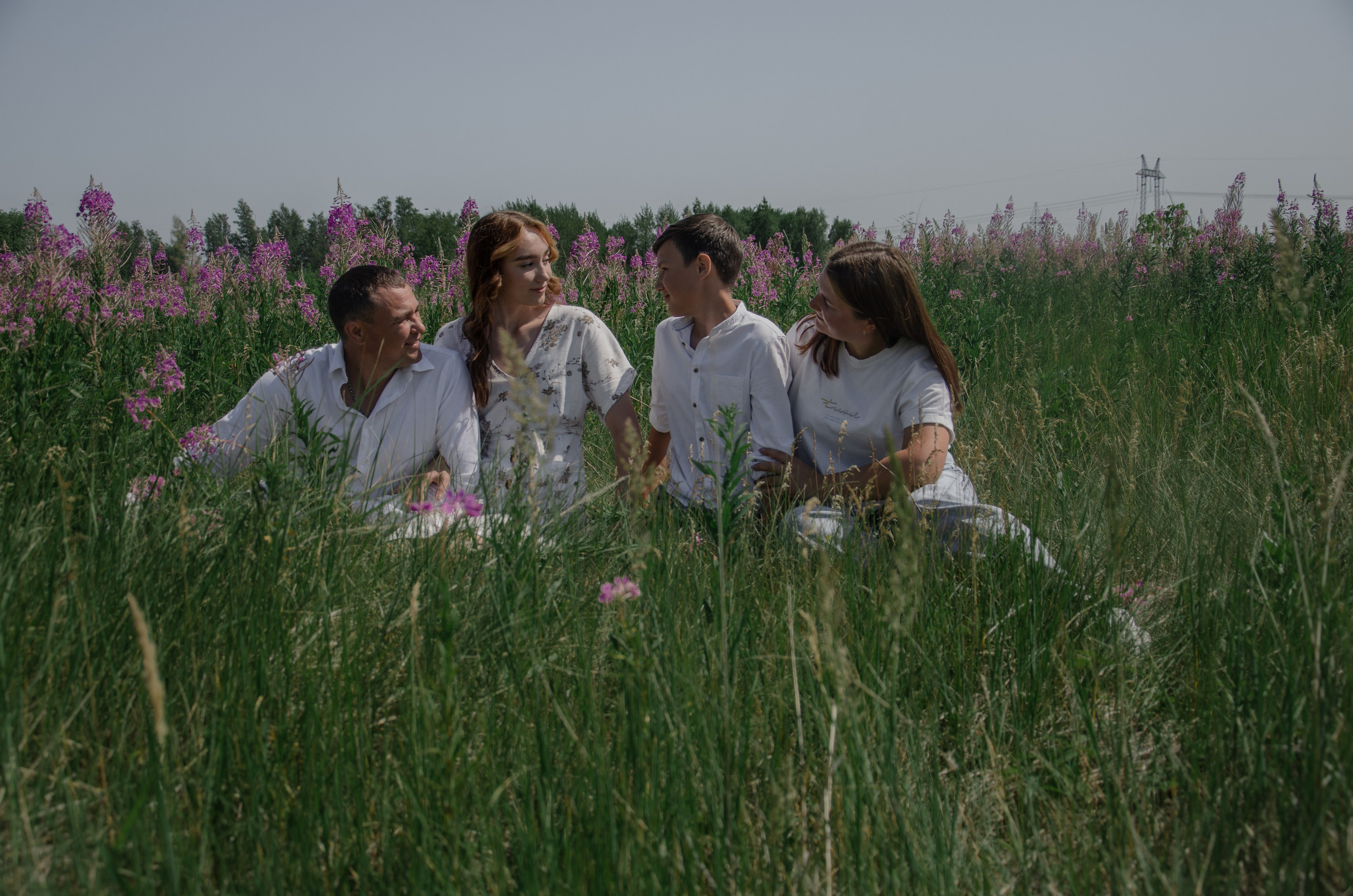 Семья Лестевых, летняя съемка. Фотограф Челябинск Ирина Ермоленко