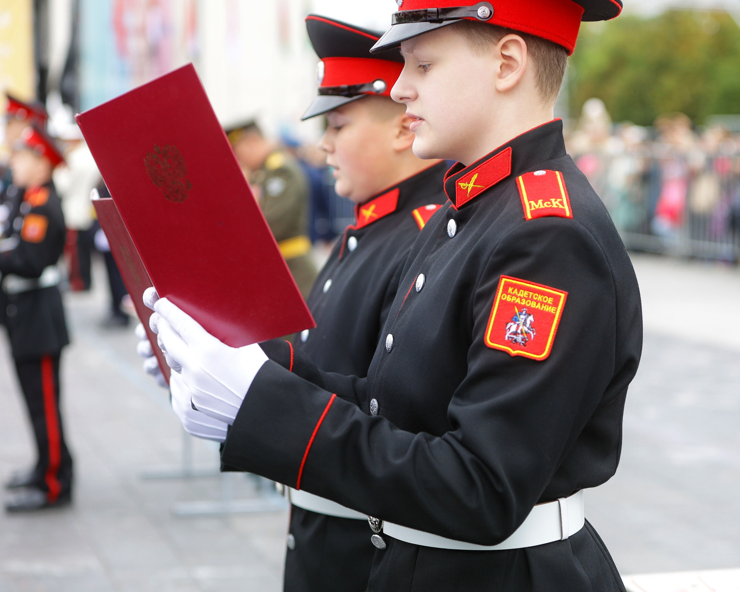 Посвящению в кадеты в Первом Московском кадетском корпусе, Дипломатической кадетской школы. Выпускные альбомы и школьный фотограф в Подольске, Троицке, Щербинке, Москве и Московской области