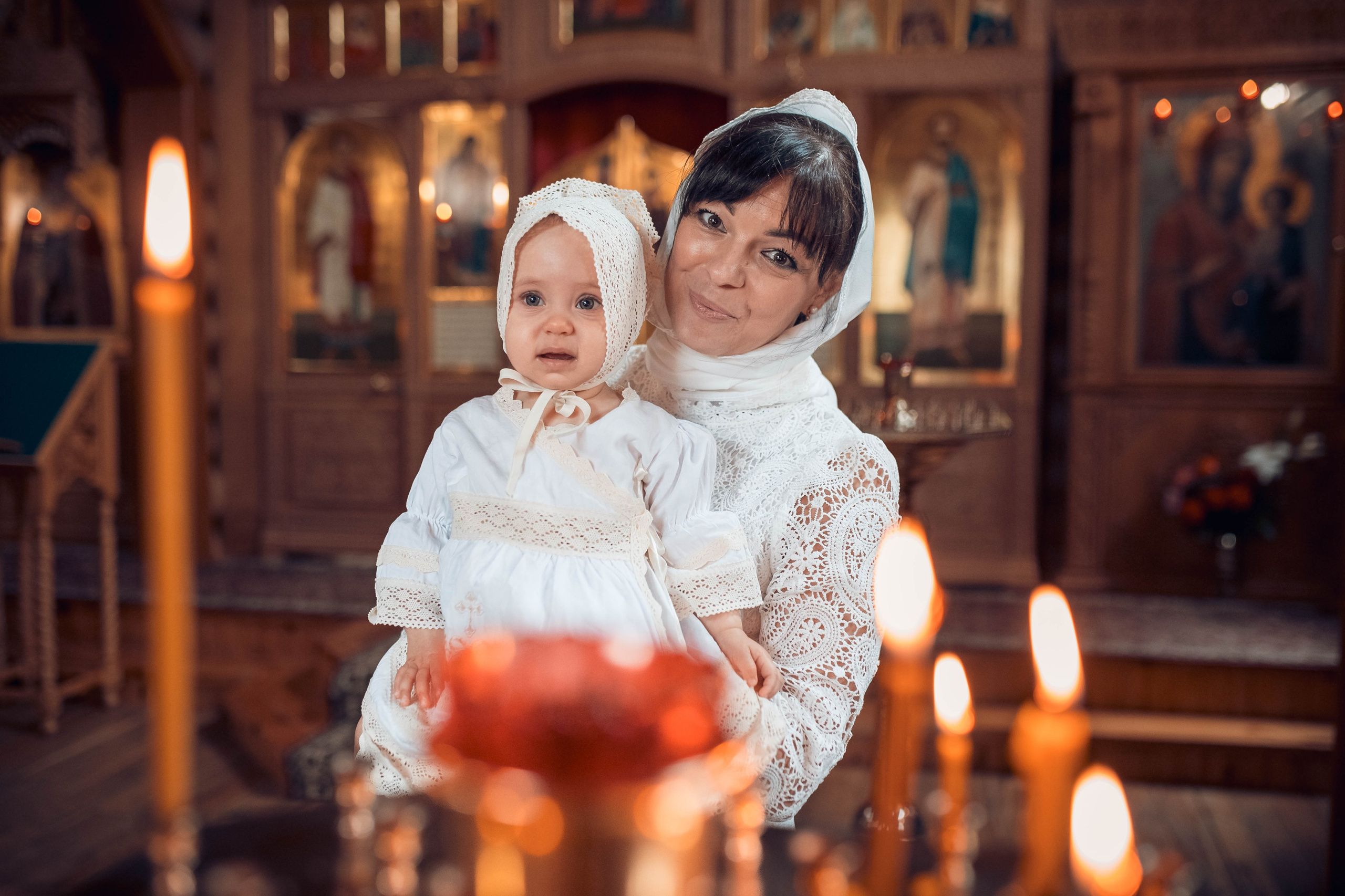 Крещение Кристины. Екатерина Крапивина фотограф церковных Таинств в Нижний Новгороде