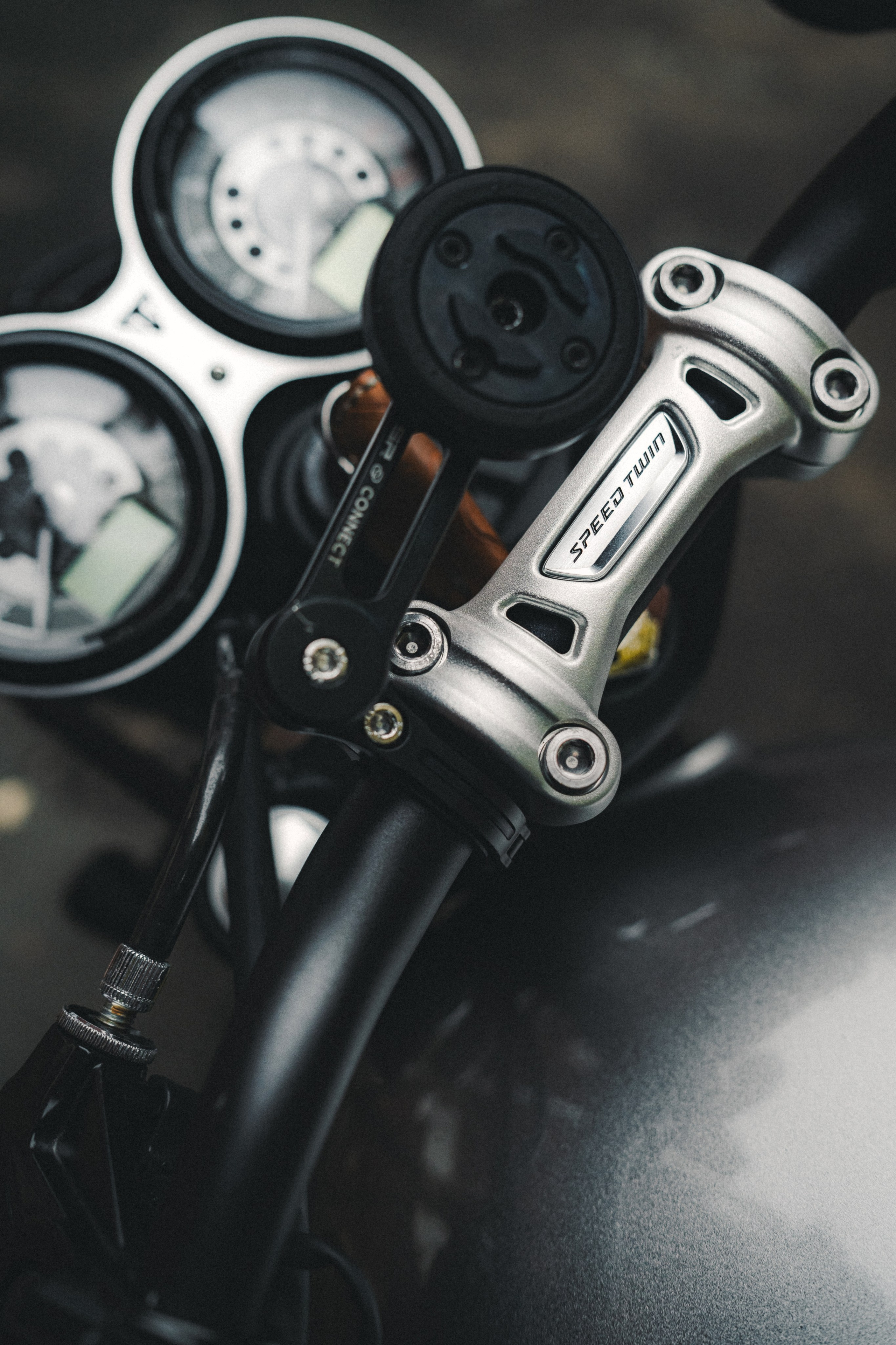 Triumph Speed Twin 1200 x Serge. Фотограф Илья К. в Москве